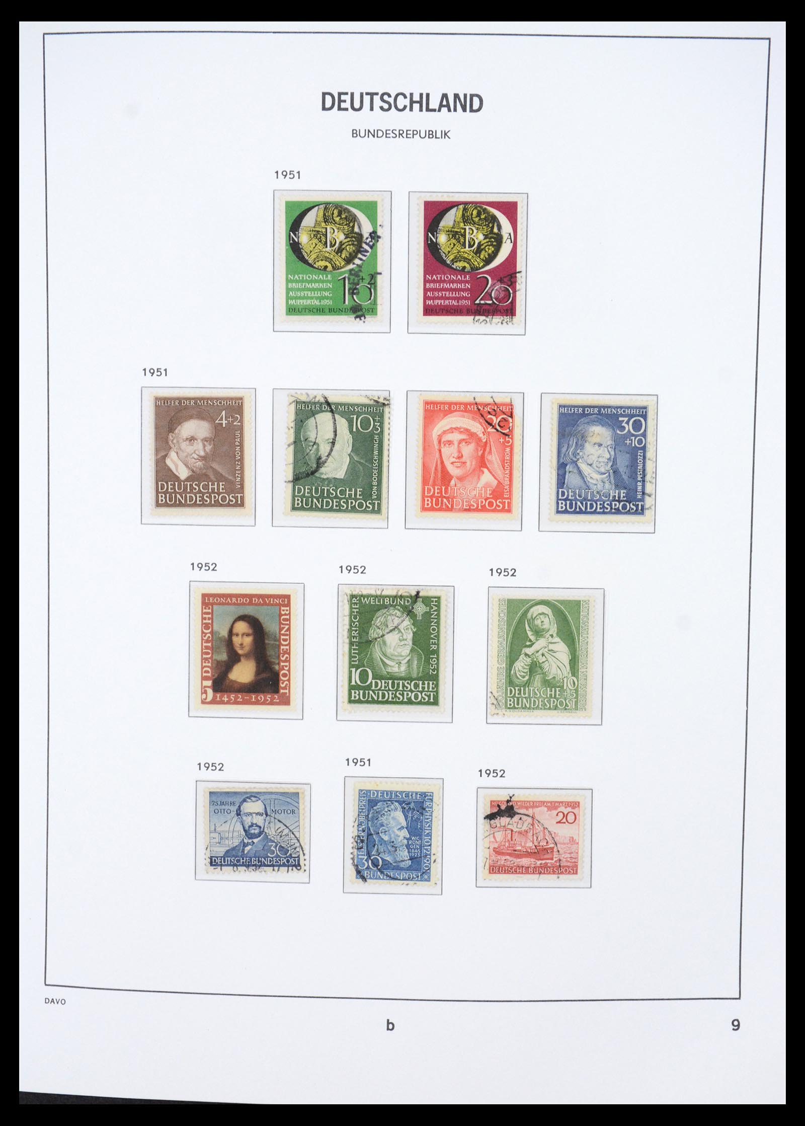 36387 003 - Postzegelverzameling 36387 Bundespost 1949-2007.