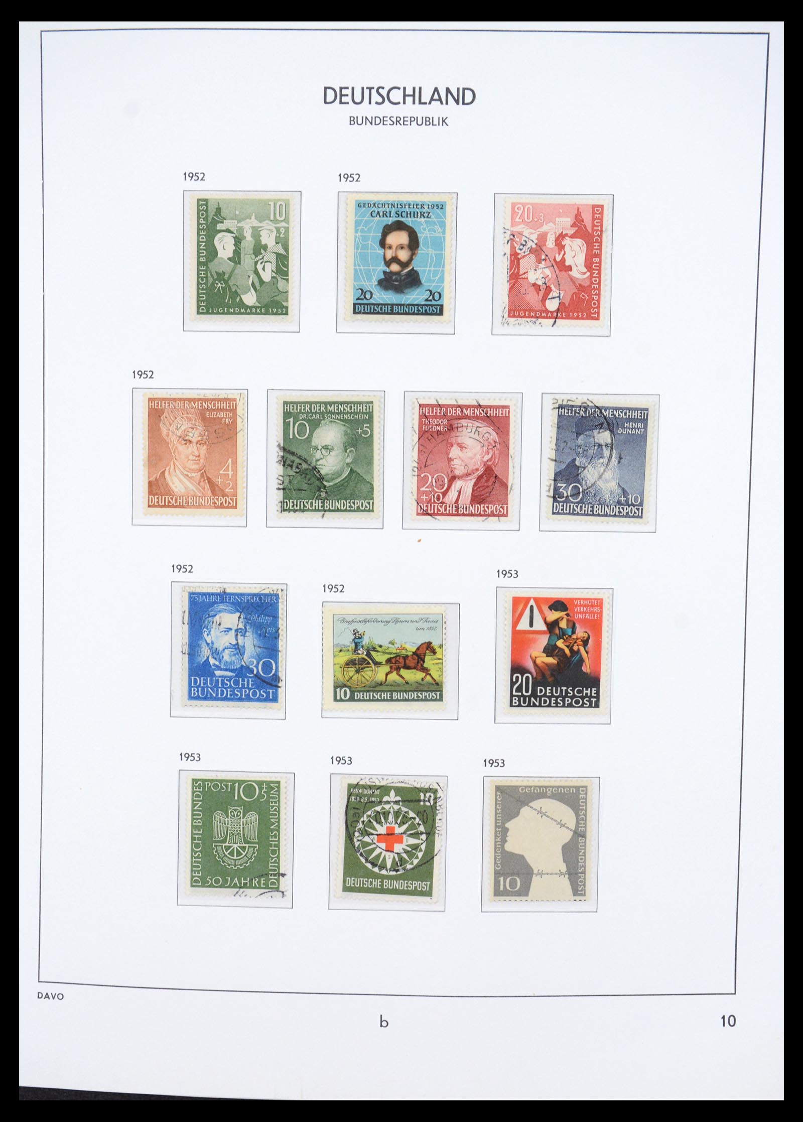 36387 004 - Stamp collection 36387 Bundespost 1949-2007.