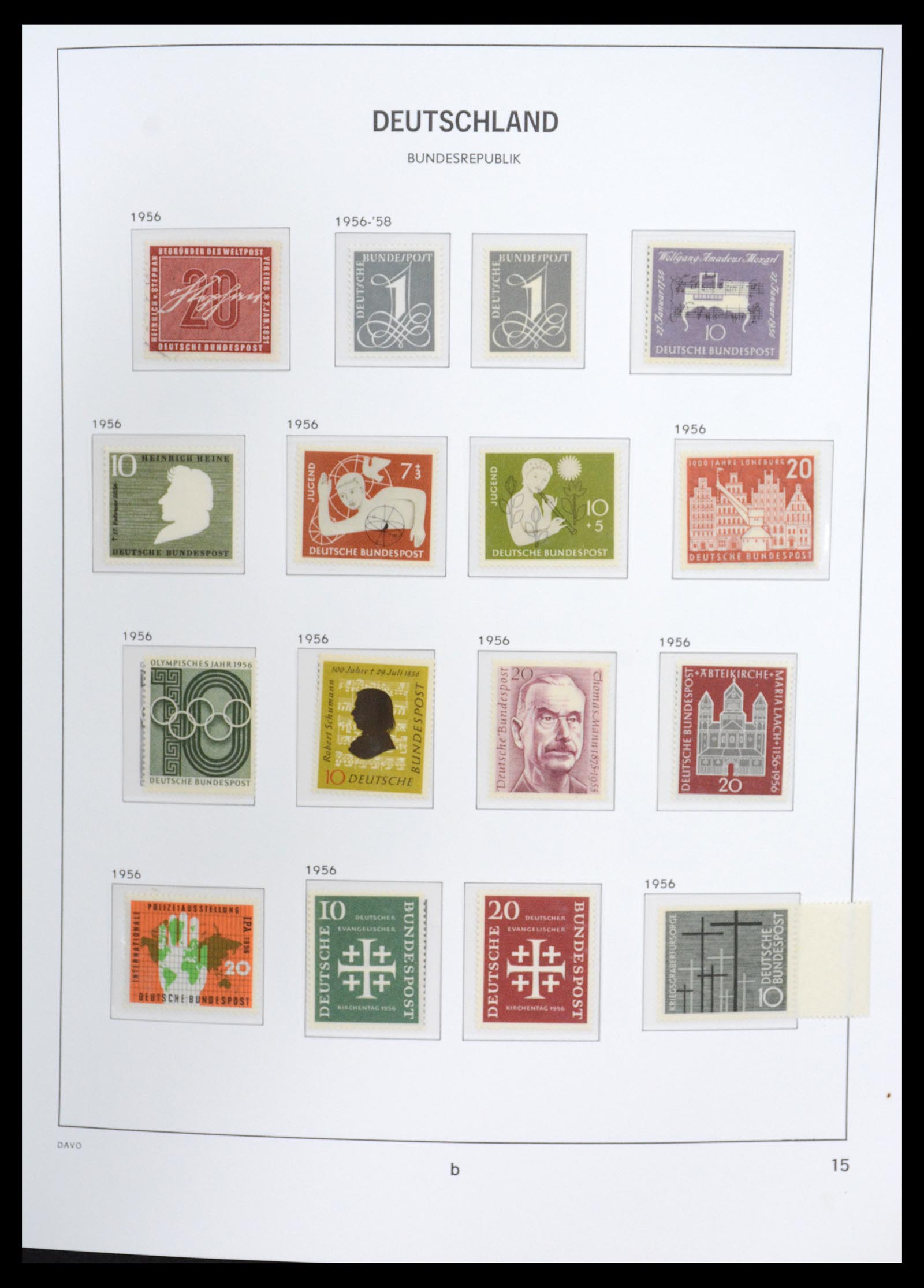 36387 009 - Postzegelverzameling 36387 Bundespost 1949-2007.