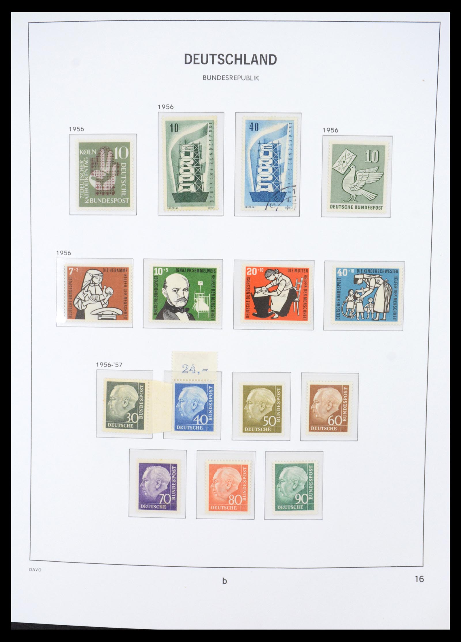 36387 010 - Postzegelverzameling 36387 Bundespost 1949-2007.