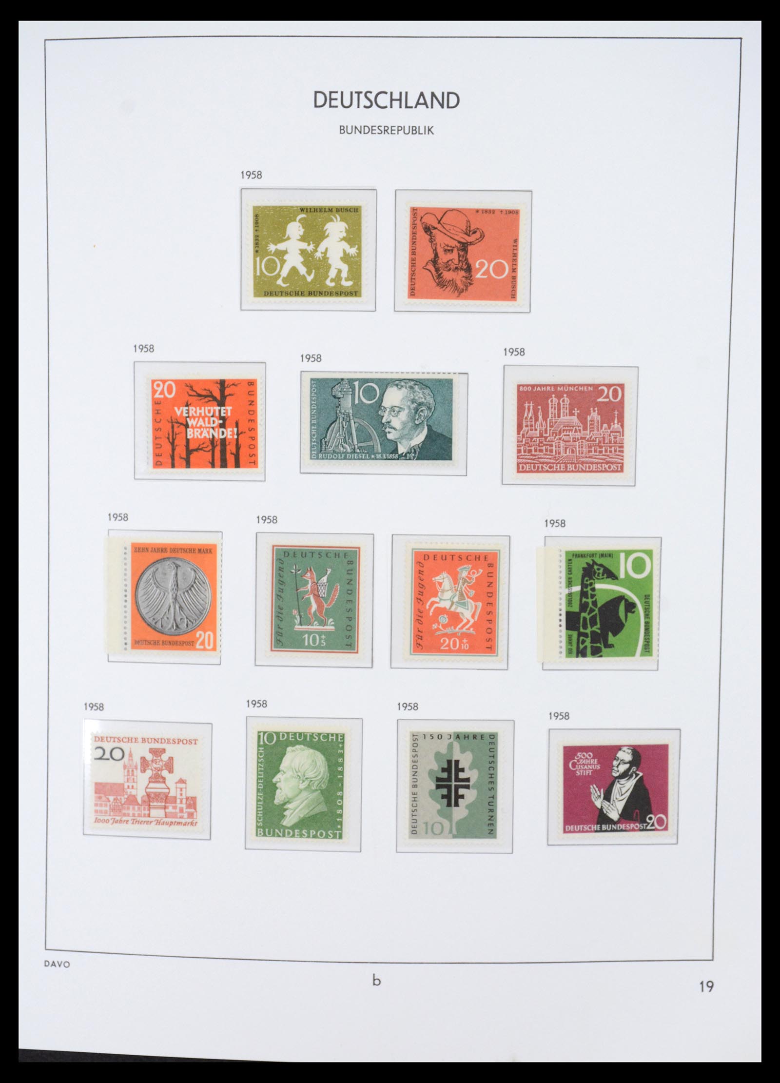 36387 013 - Postzegelverzameling 36387 Bundespost 1949-2007.