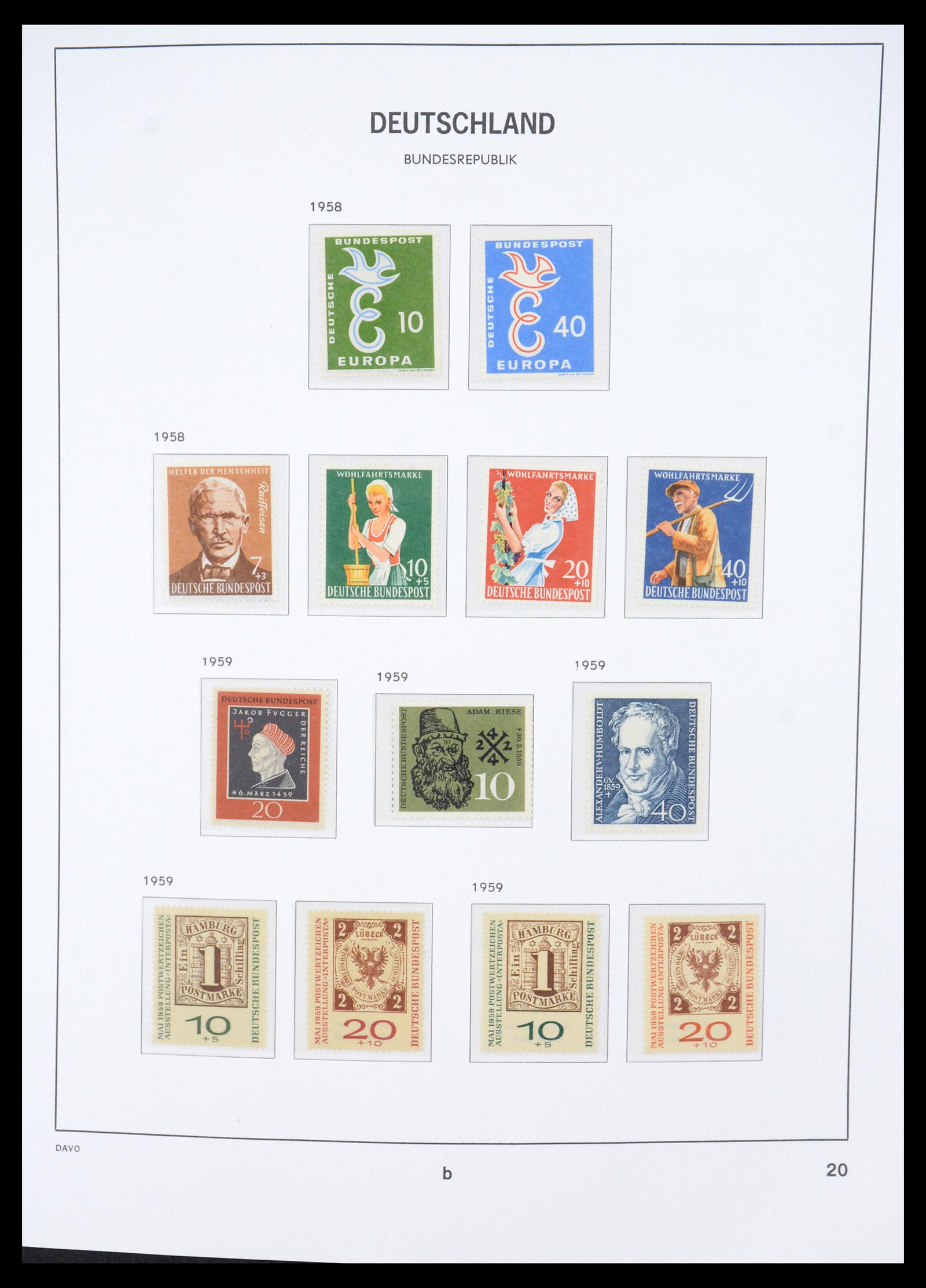 36387 014 - Postzegelverzameling 36387 Bundespost 1949-2007.