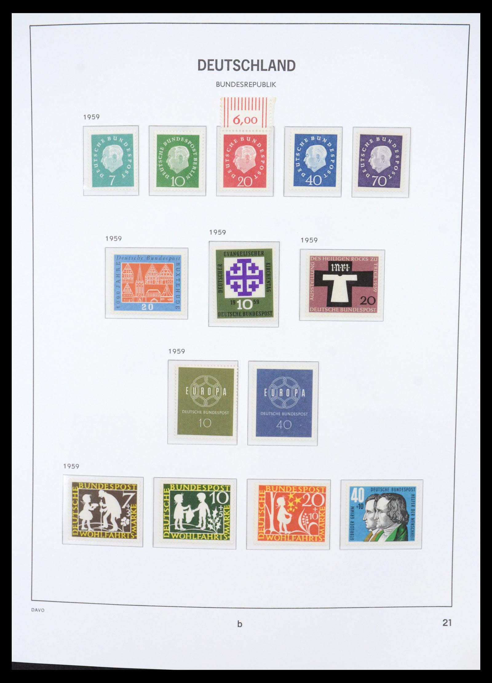 36387 015 - Postzegelverzameling 36387 Bundespost 1949-2007.
