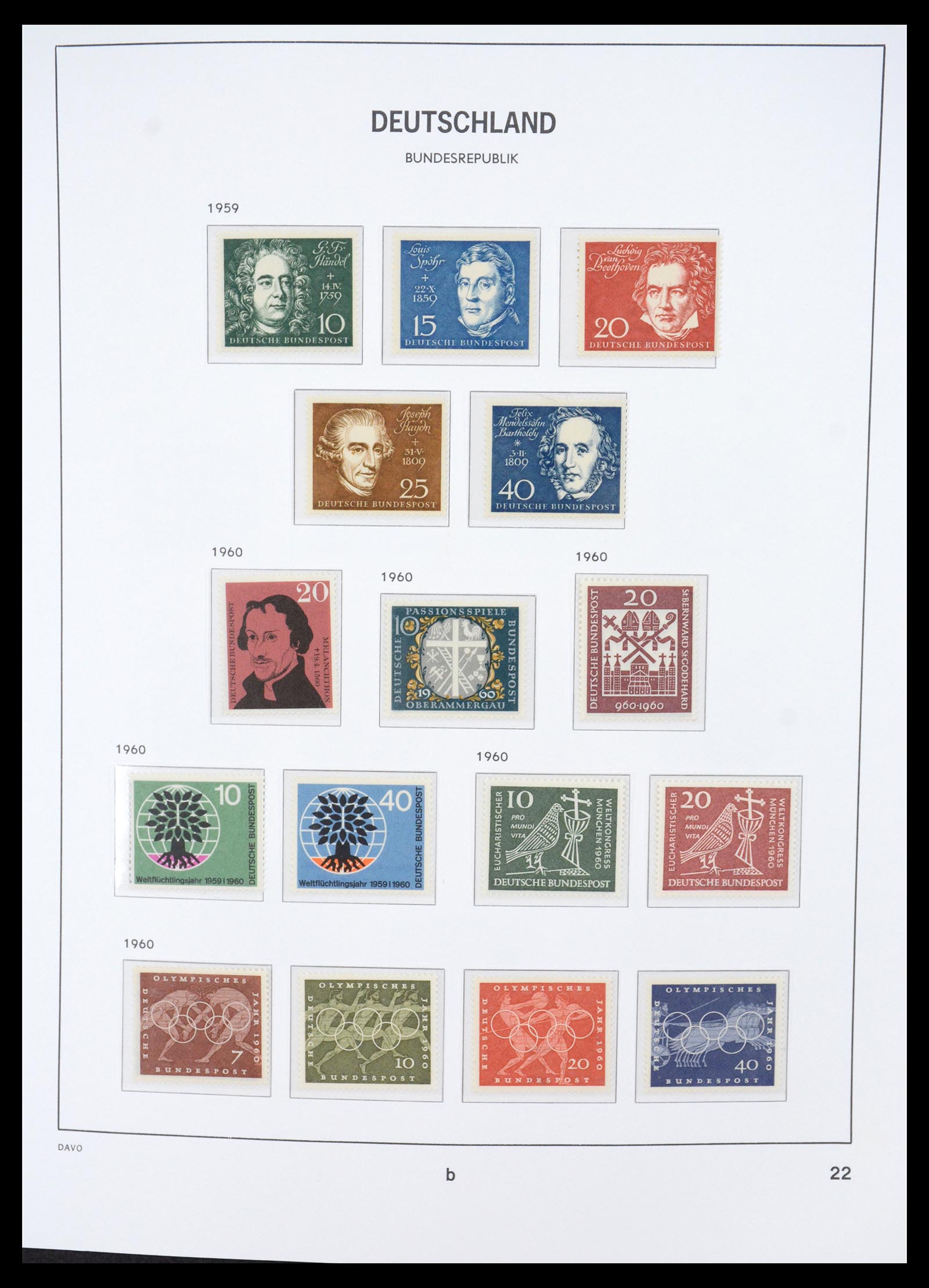 36387 016 - Postzegelverzameling 36387 Bundespost 1949-2007.