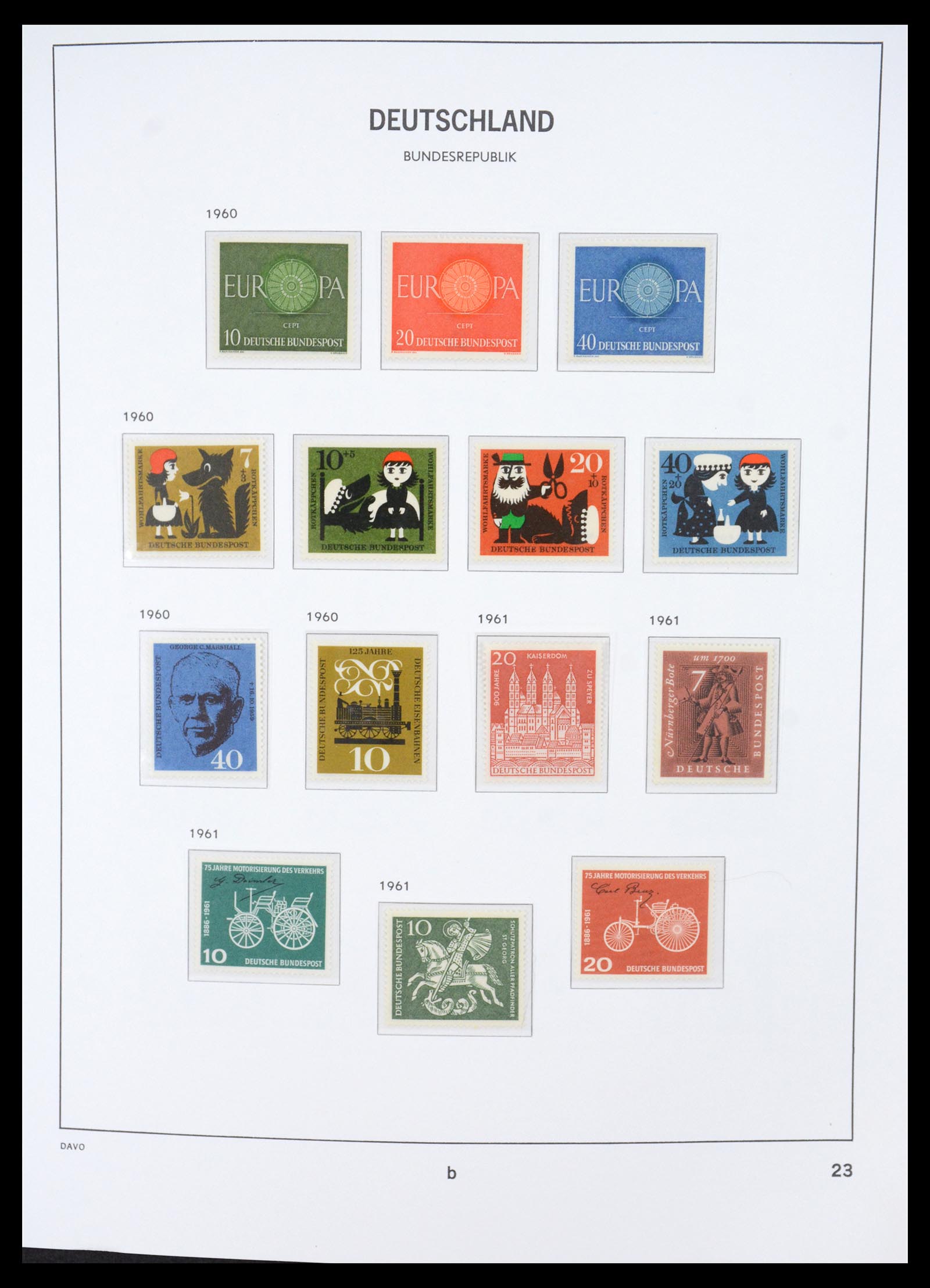 36387 017 - Postzegelverzameling 36387 Bundespost 1949-2007.