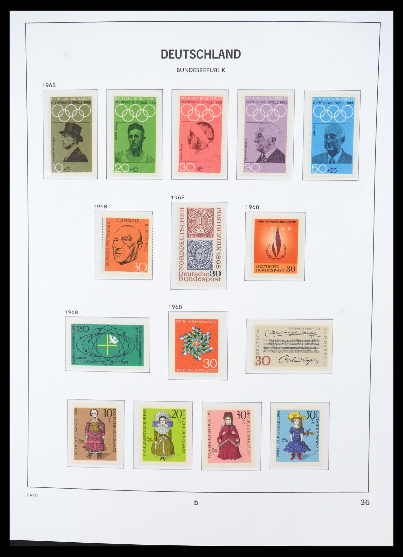 36387 031 - Stamp collection 36387 Bundespost 1949-2007.
