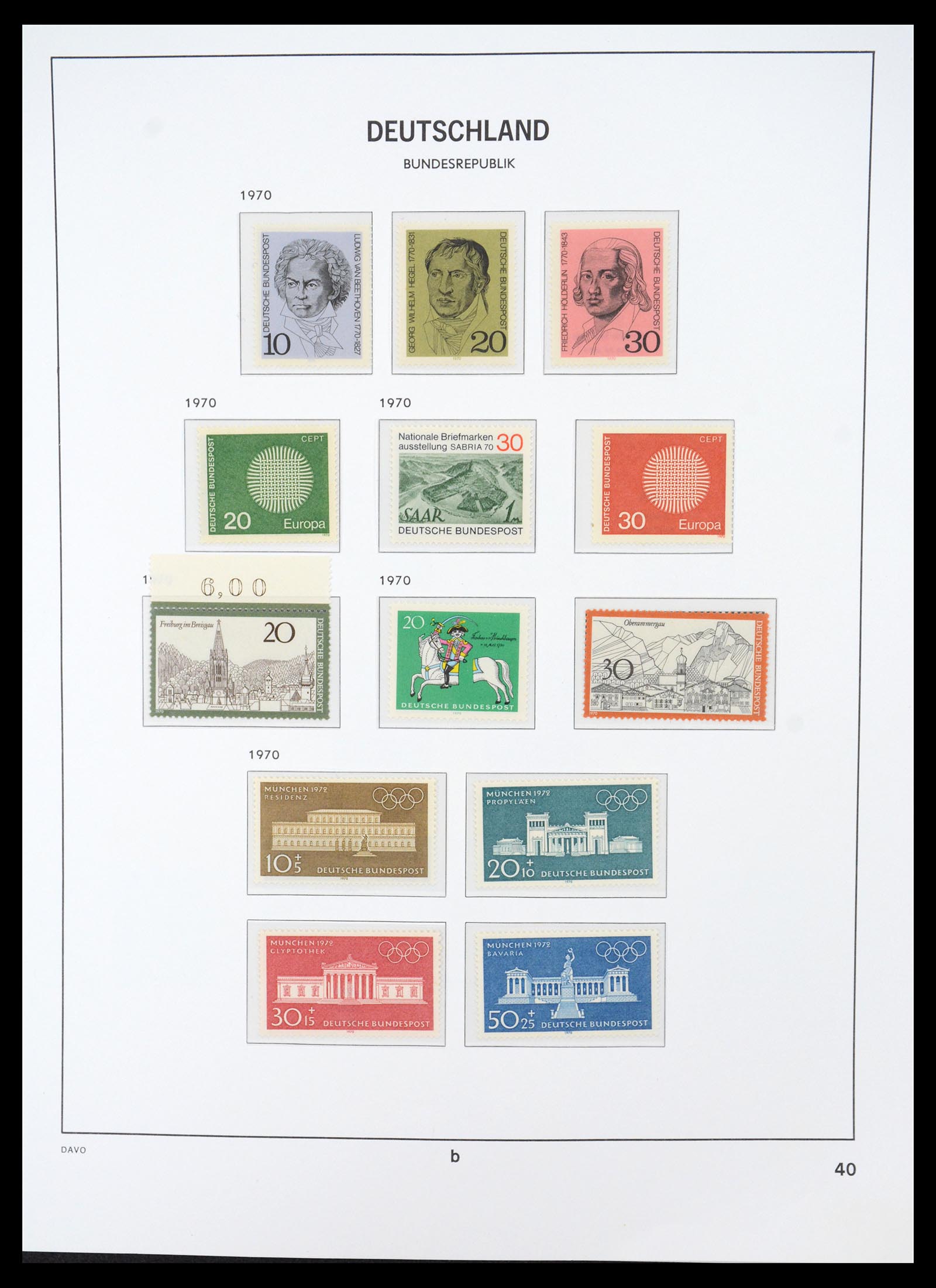 36387 041 - Stamp collection 36387 Bundespost 1949-2007.