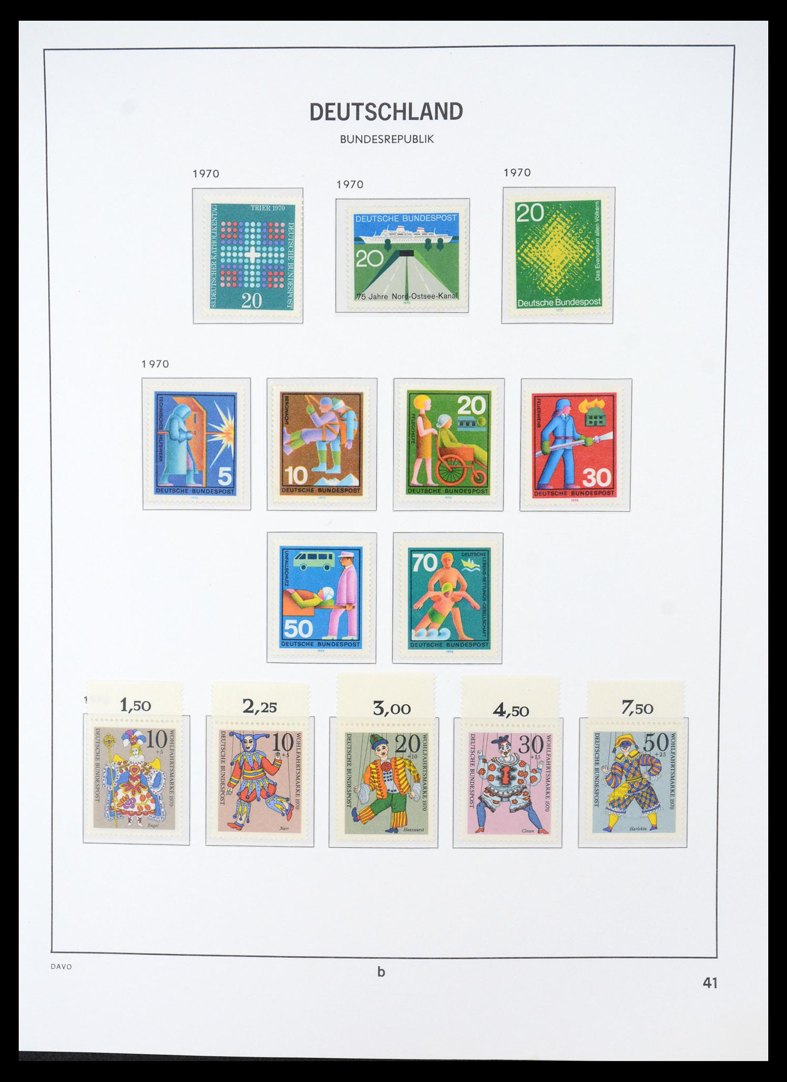 36387 042 - Postzegelverzameling 36387 Bundespost 1949-2007.