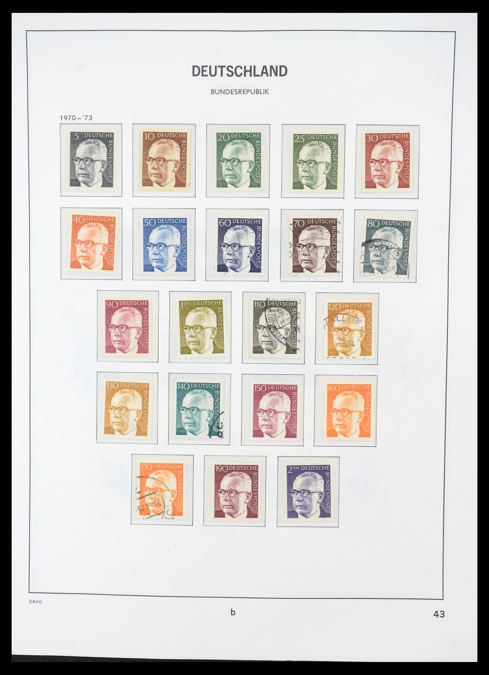 36387 044 - Postzegelverzameling 36387 Bundespost 1949-2007.
