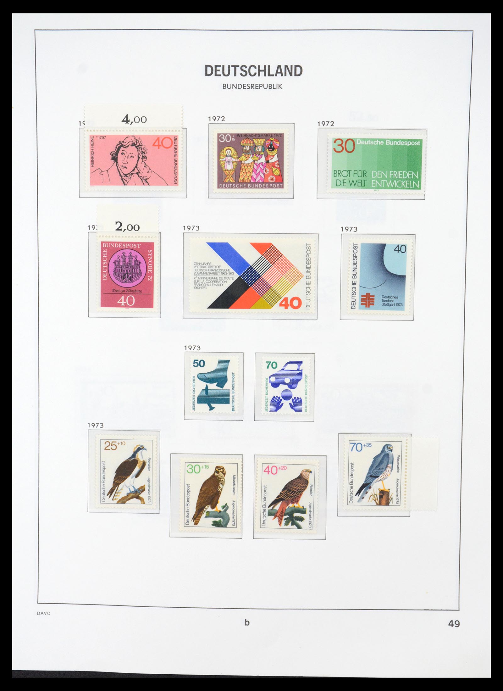 36387 052 - Stamp collection 36387 Bundespost 1949-2007.