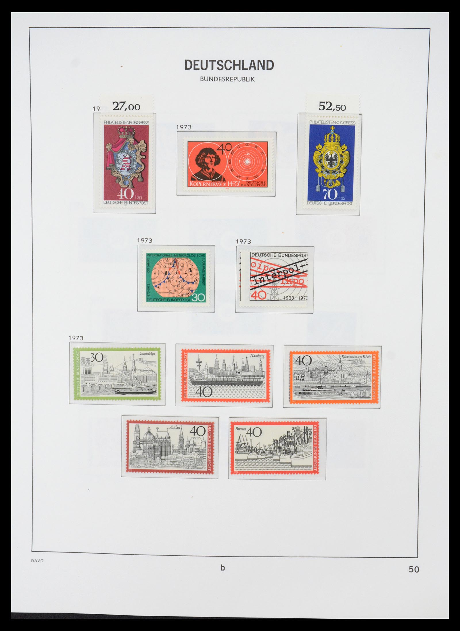 36387 053 - Stamp collection 36387 Bundespost 1949-2007.