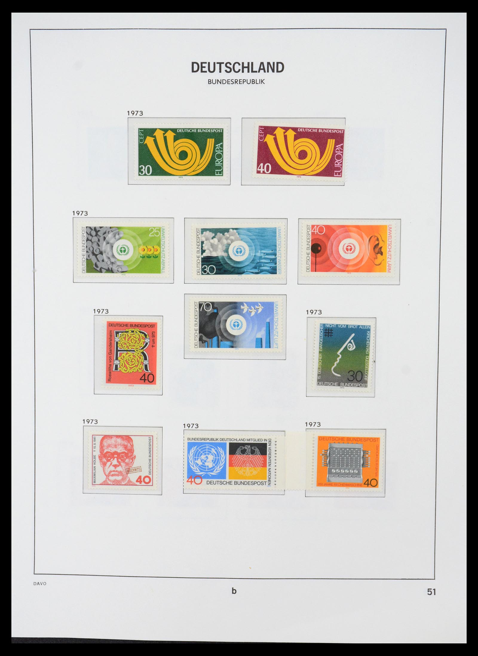 36387 054 - Postzegelverzameling 36387 Bundespost 1949-2007.