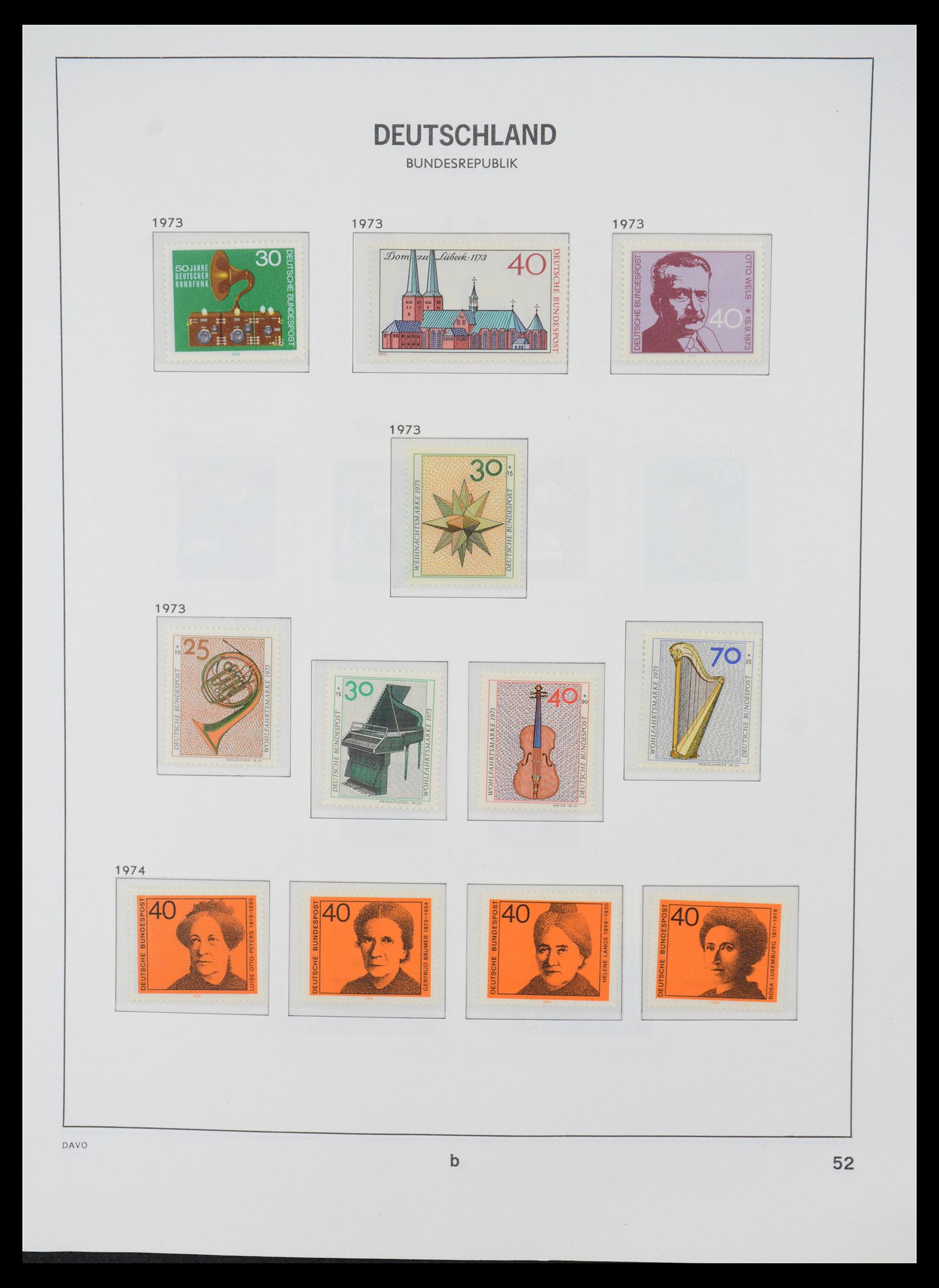 36387 055 - Postzegelverzameling 36387 Bundespost 1949-2007.