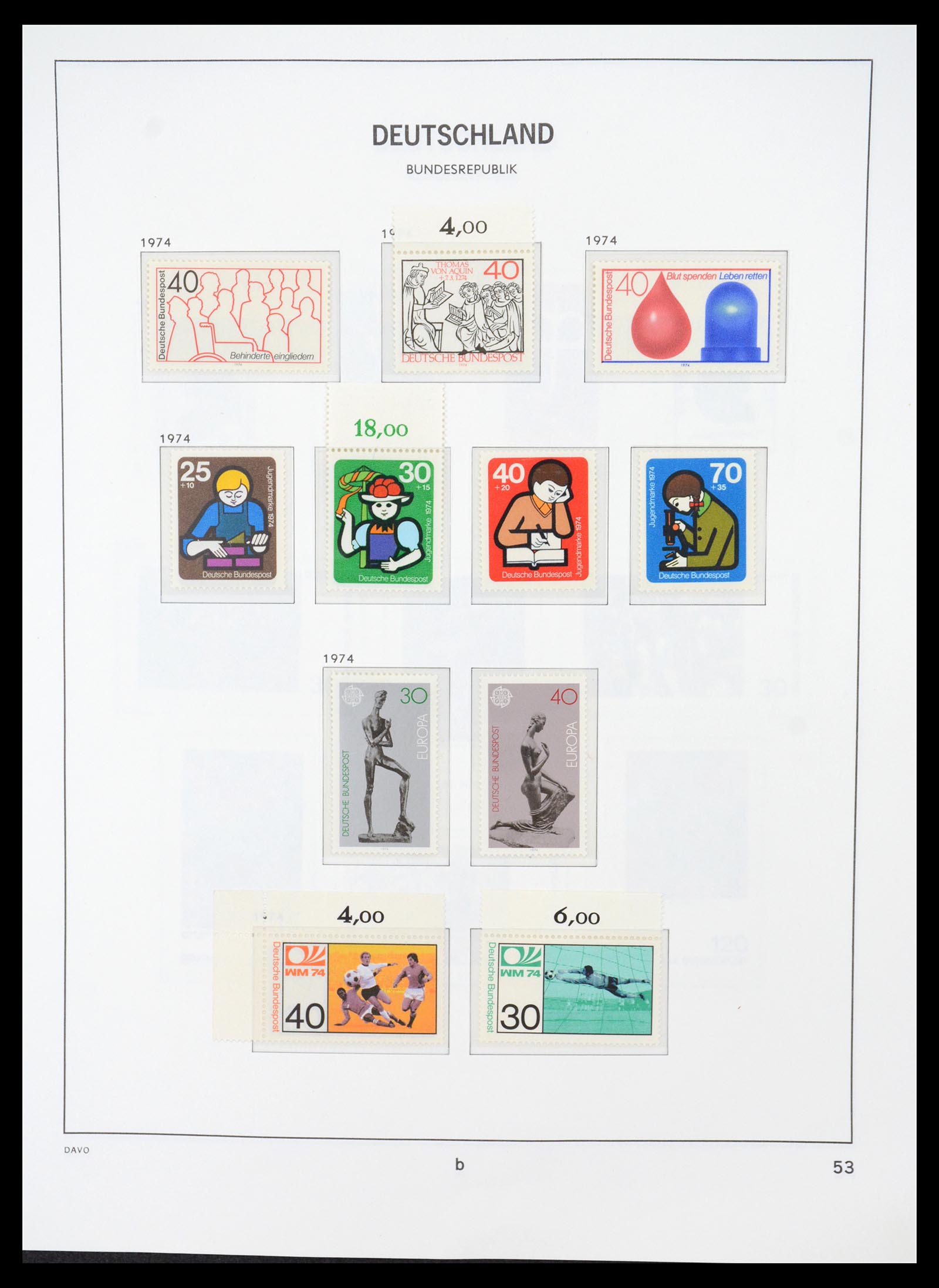 36387 056 - Postzegelverzameling 36387 Bundespost 1949-2007.