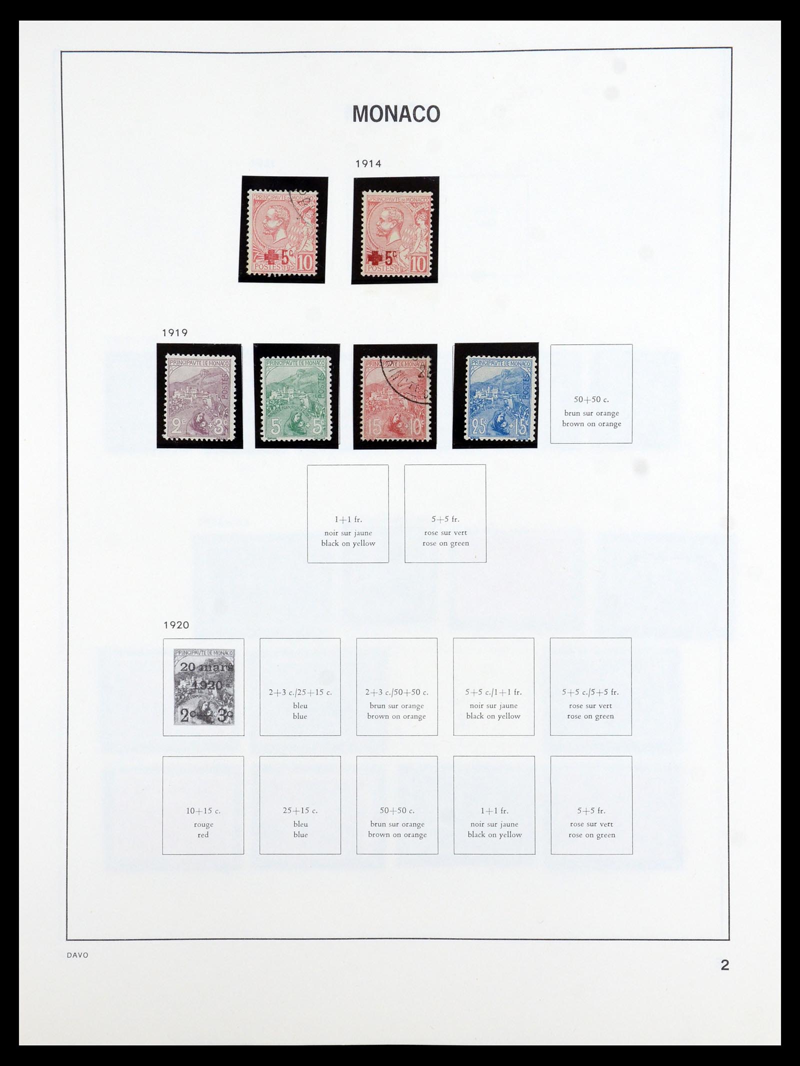 36389 002 - Stamp collection 36389 Monaco 1885-2005.
