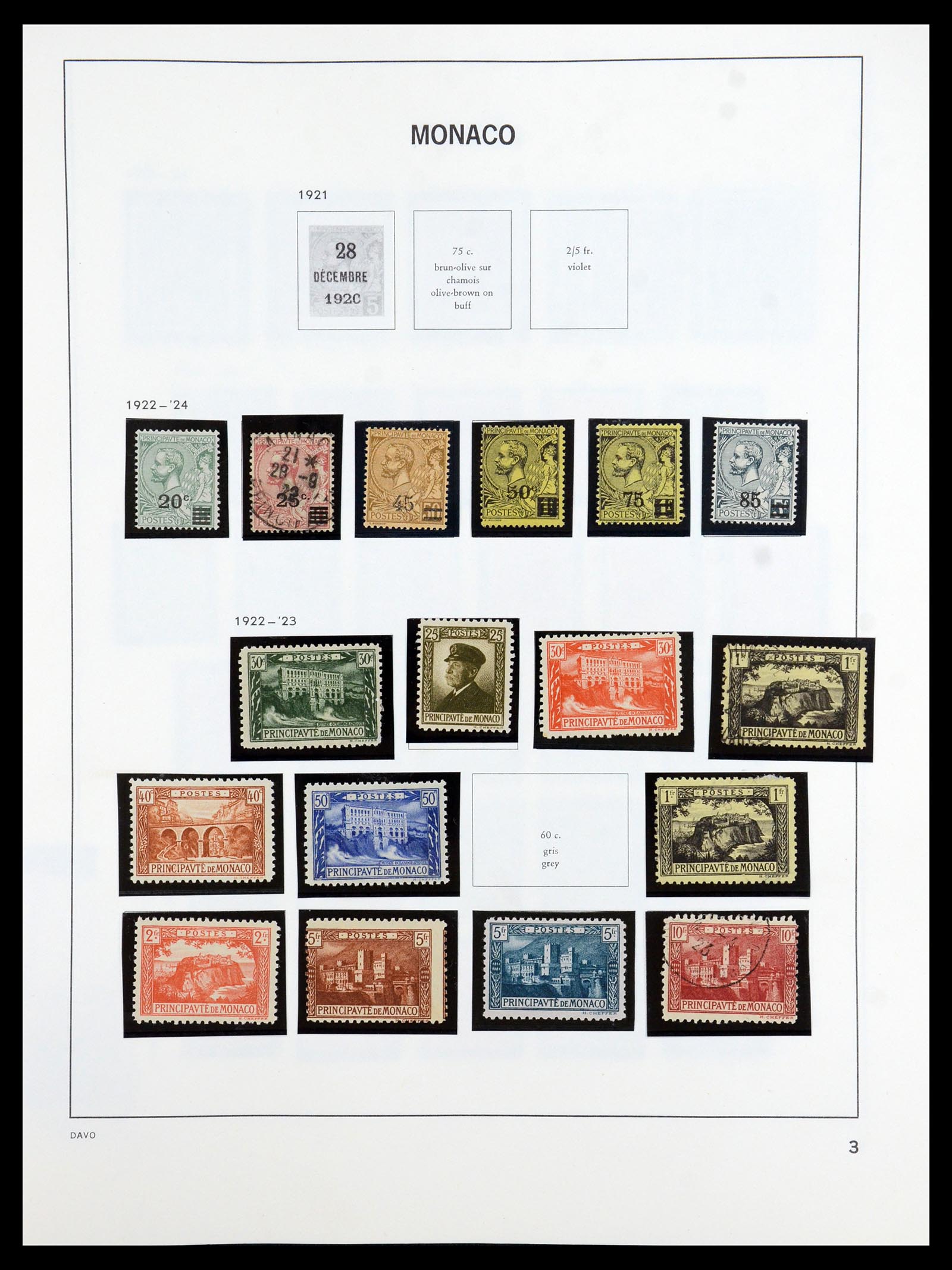36389 003 - Postzegelverzameling 36389 Monaco 1885-2005.