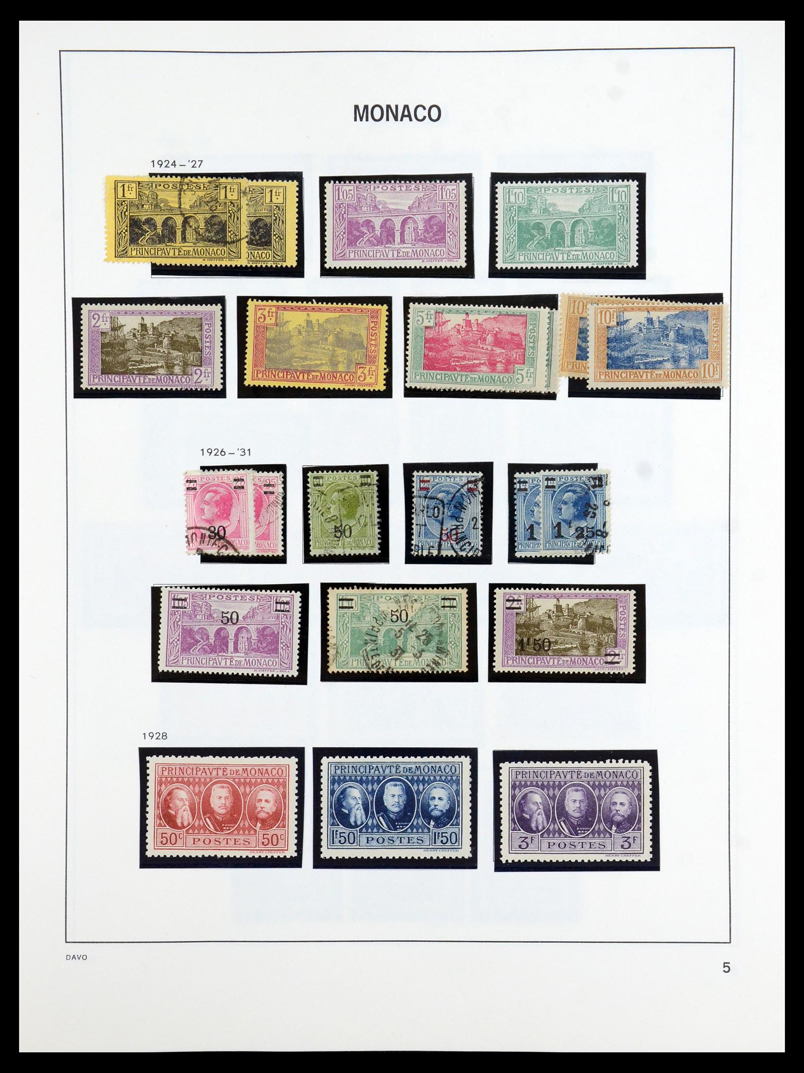 36389 005 - Postzegelverzameling 36389 Monaco 1885-2005.