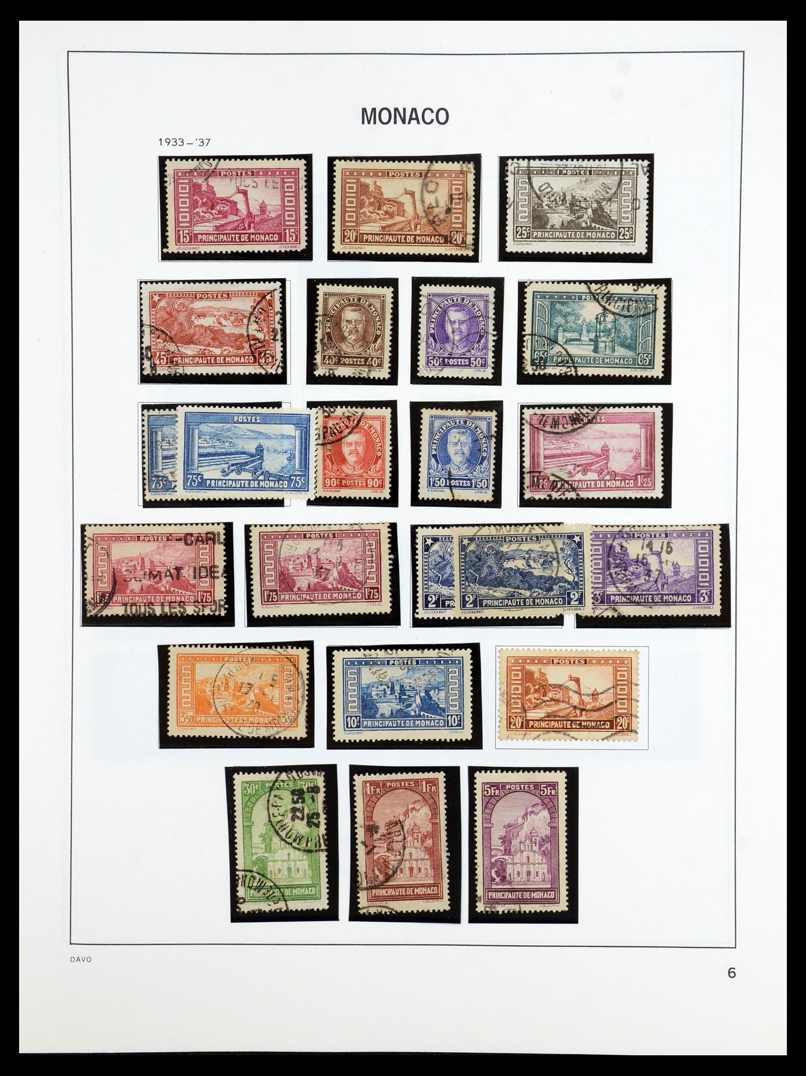 36389 006 - Postzegelverzameling 36389 Monaco 1885-2005.