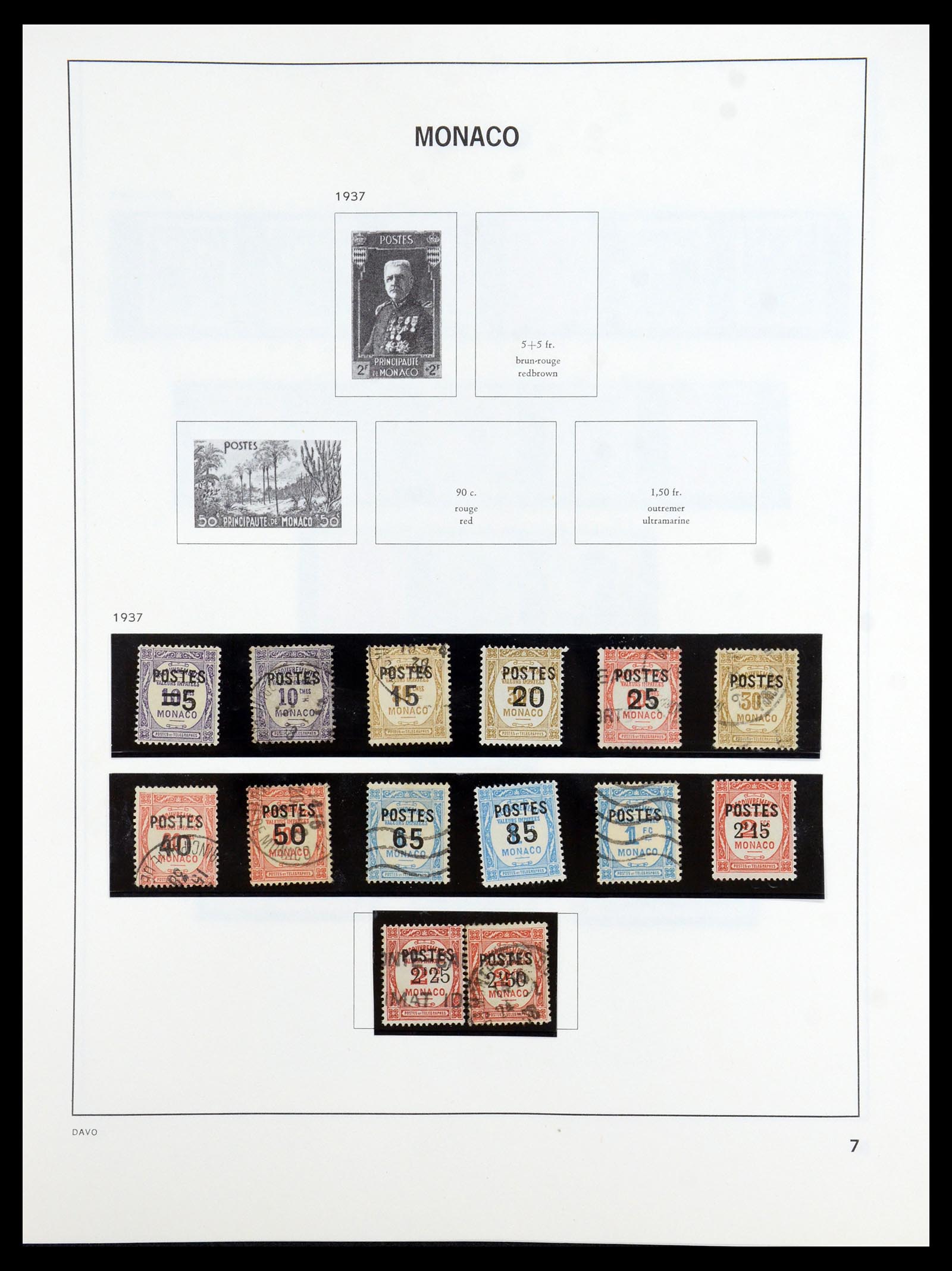36389 007 - Postzegelverzameling 36389 Monaco 1885-2005.