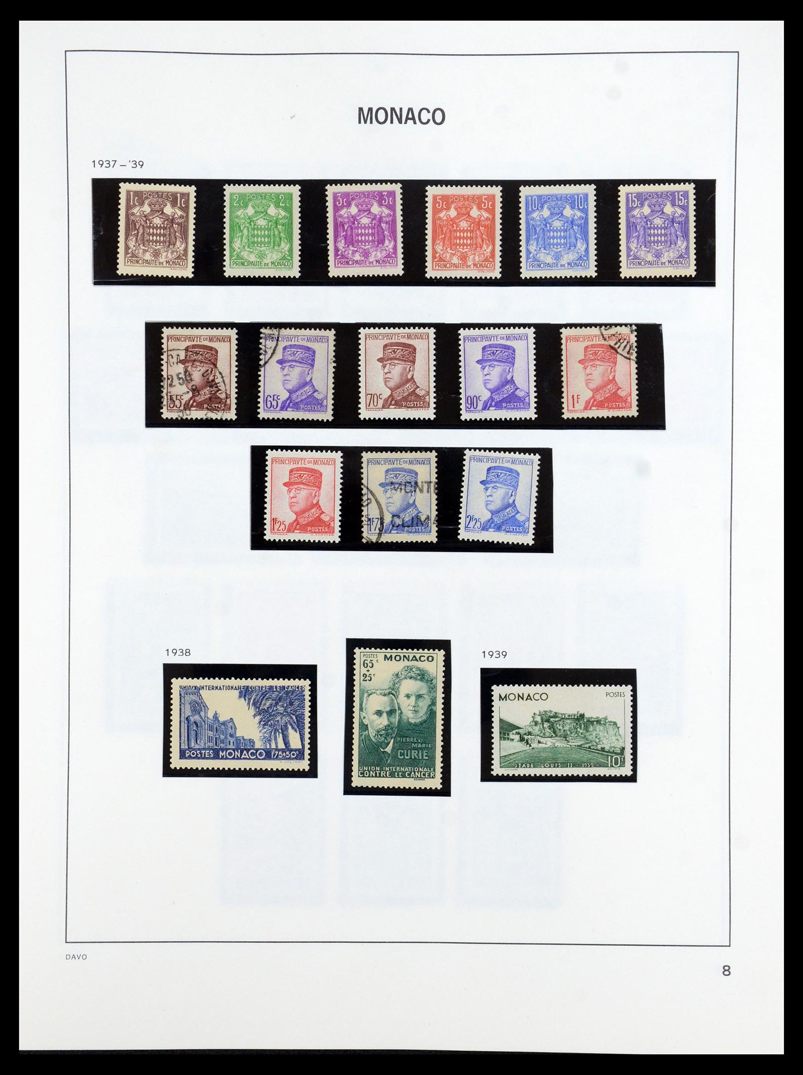 36389 008 - Postzegelverzameling 36389 Monaco 1885-2005.