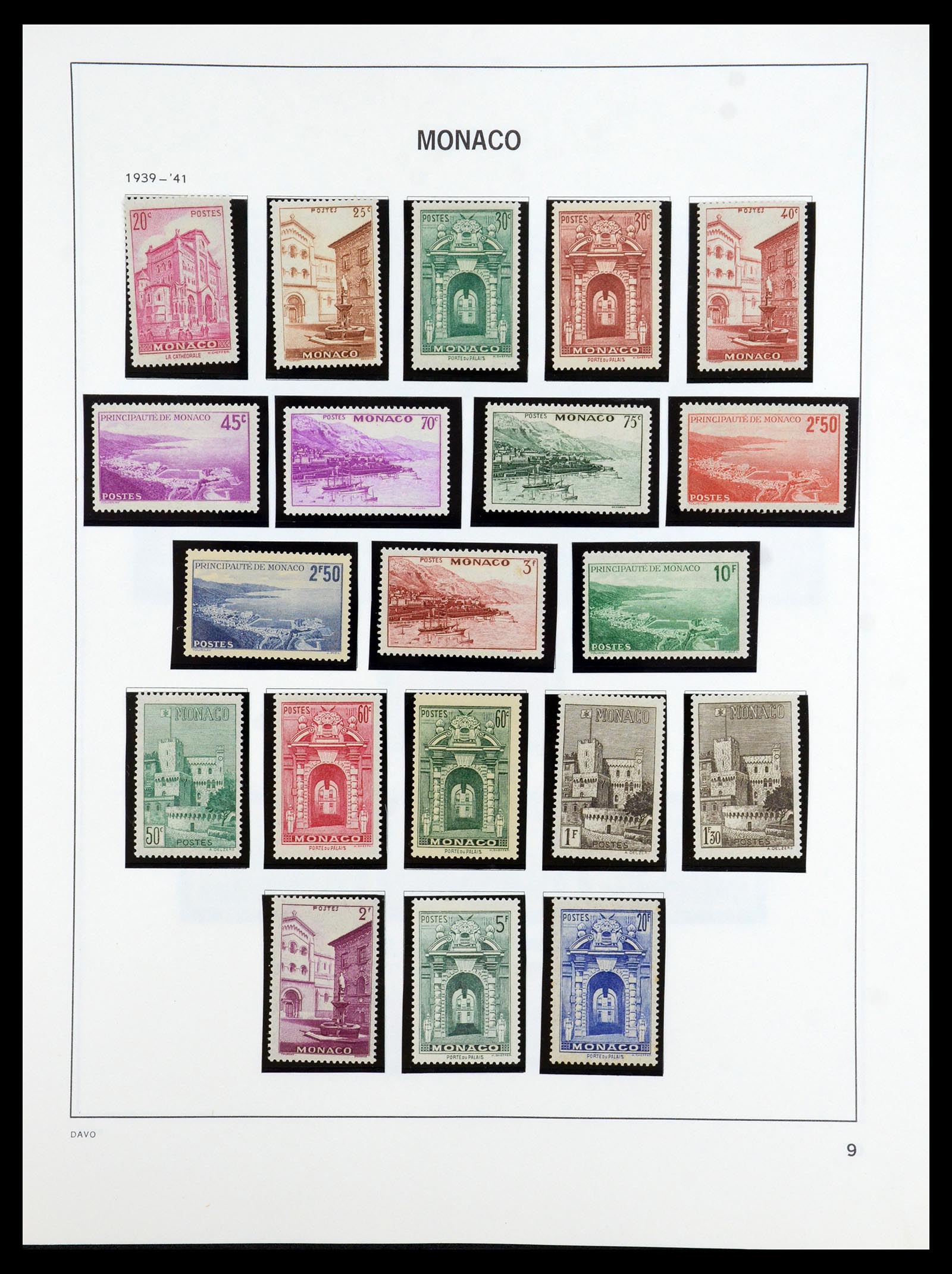 36389 009 - Postzegelverzameling 36389 Monaco 1885-2005.