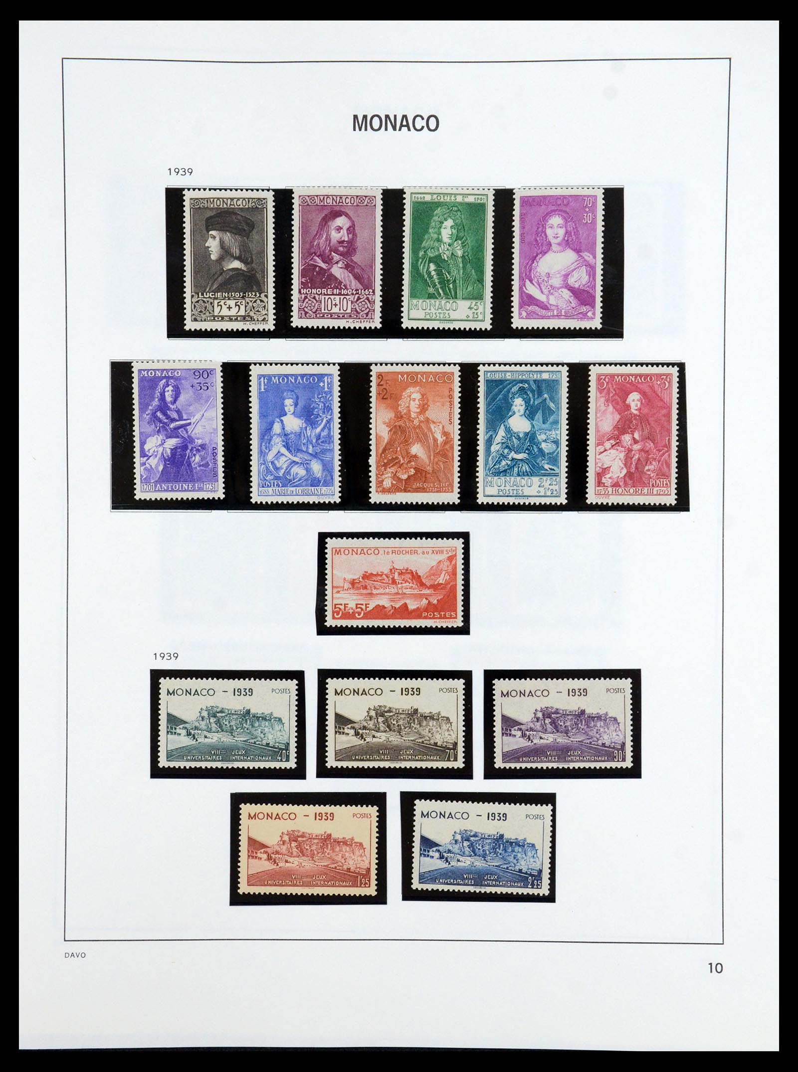 36389 010 - Postzegelverzameling 36389 Monaco 1885-2005.