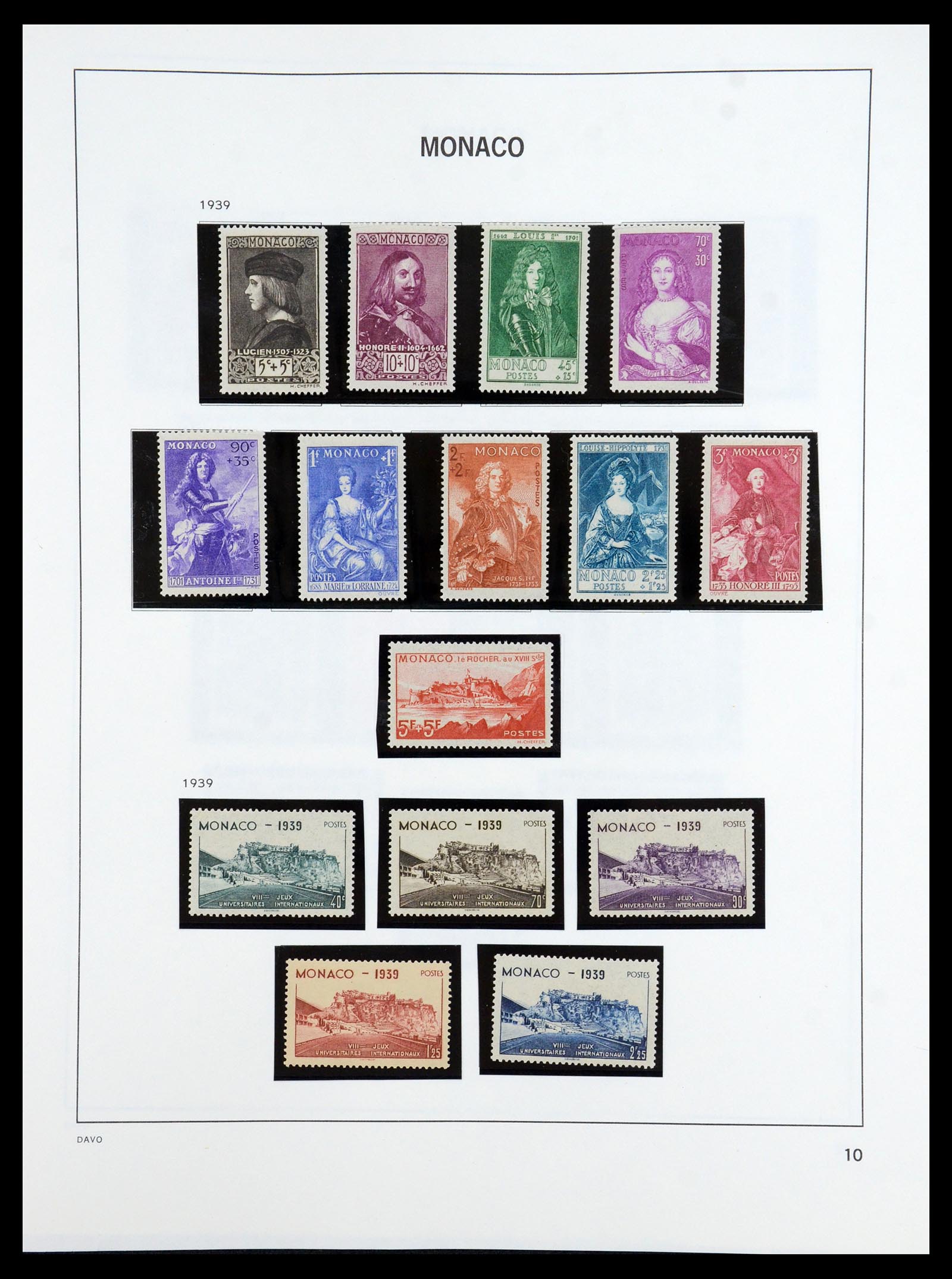 36389 010 - Stamp collection 36389 Monaco 1885-2005.