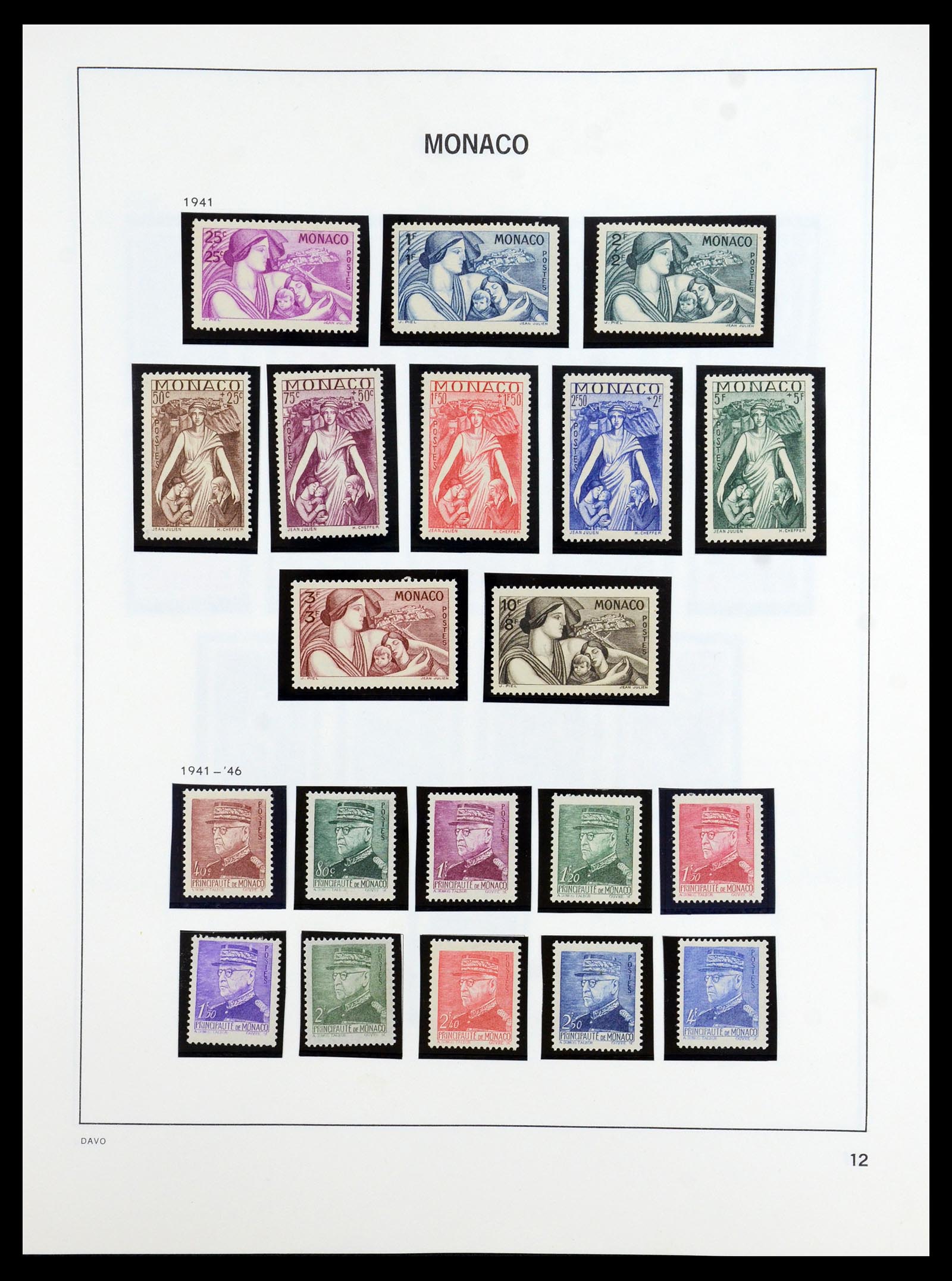 36389 012 - Postzegelverzameling 36389 Monaco 1885-2005.