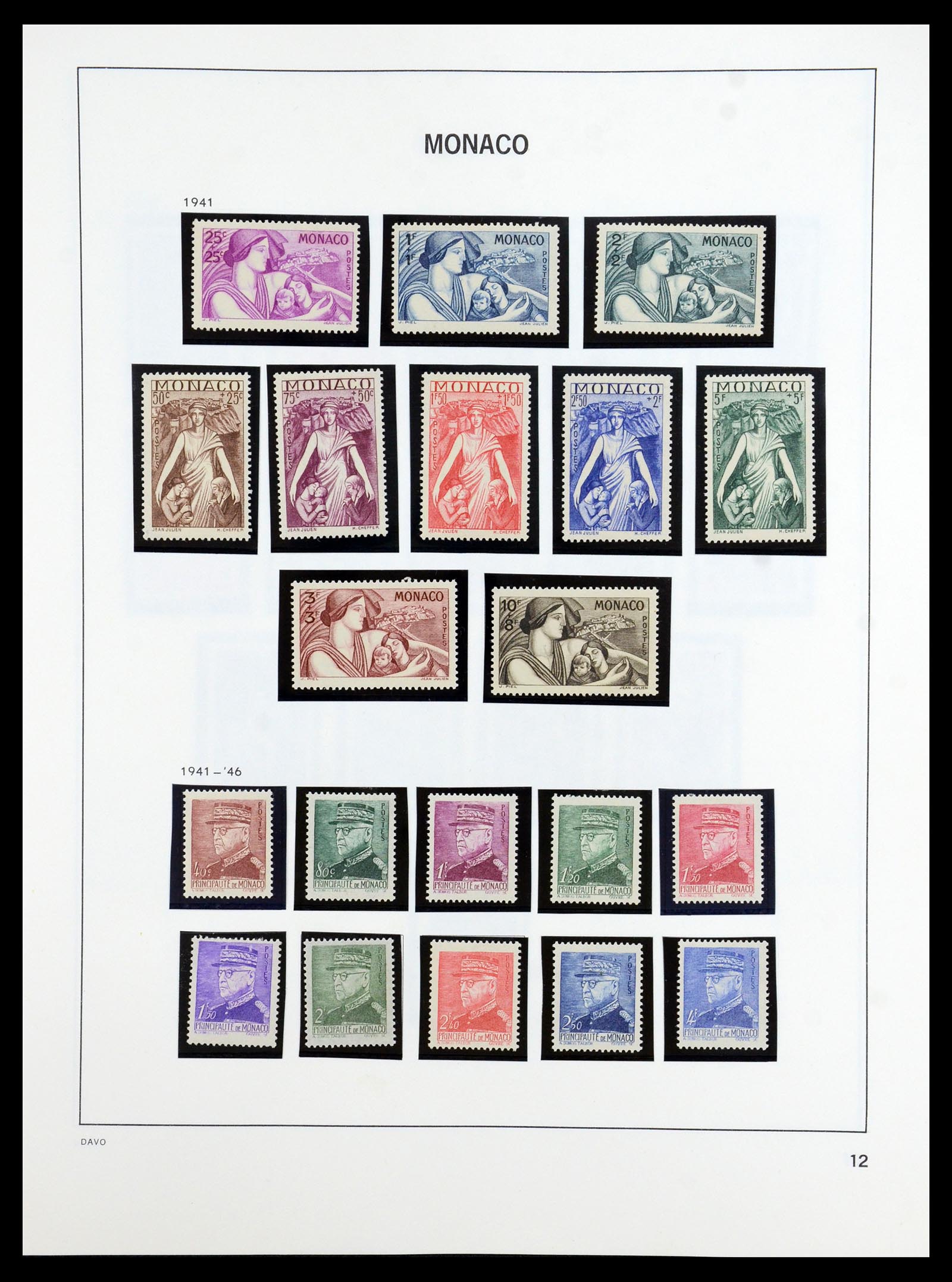 36389 012 - Stamp collection 36389 Monaco 1885-2005.