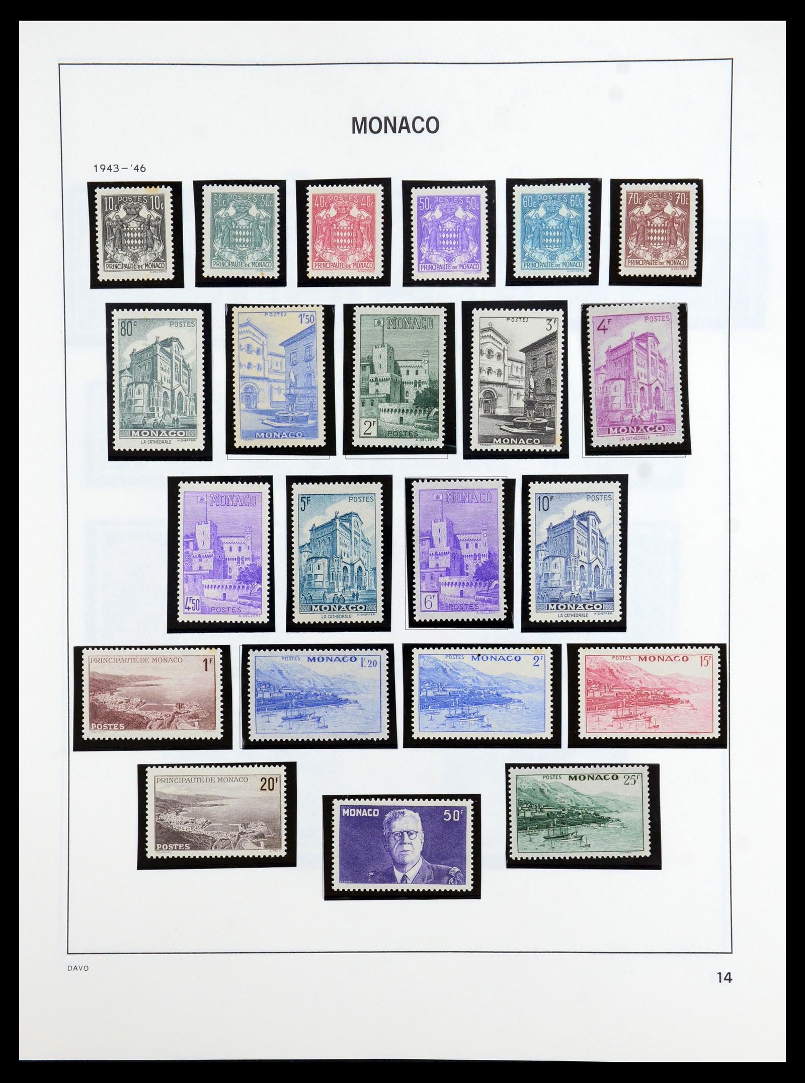 36389 014 - Postzegelverzameling 36389 Monaco 1885-2005.