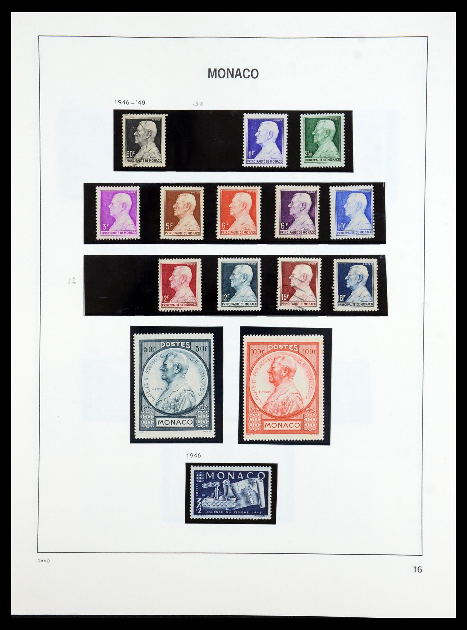 36389 016 - Postzegelverzameling 36389 Monaco 1885-2005.