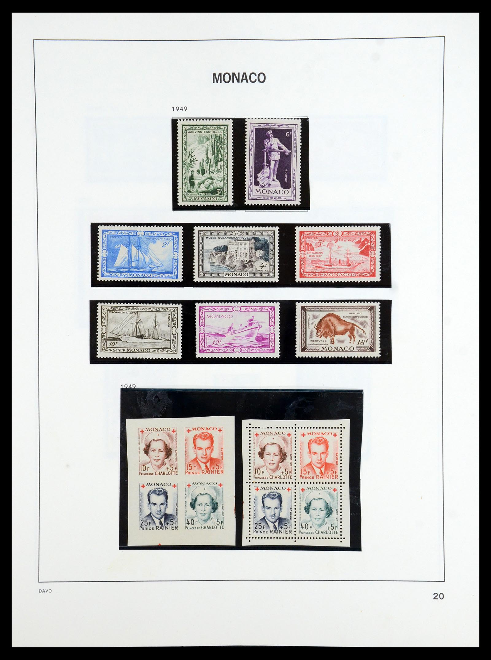 36389 020 - Postzegelverzameling 36389 Monaco 1885-2005.