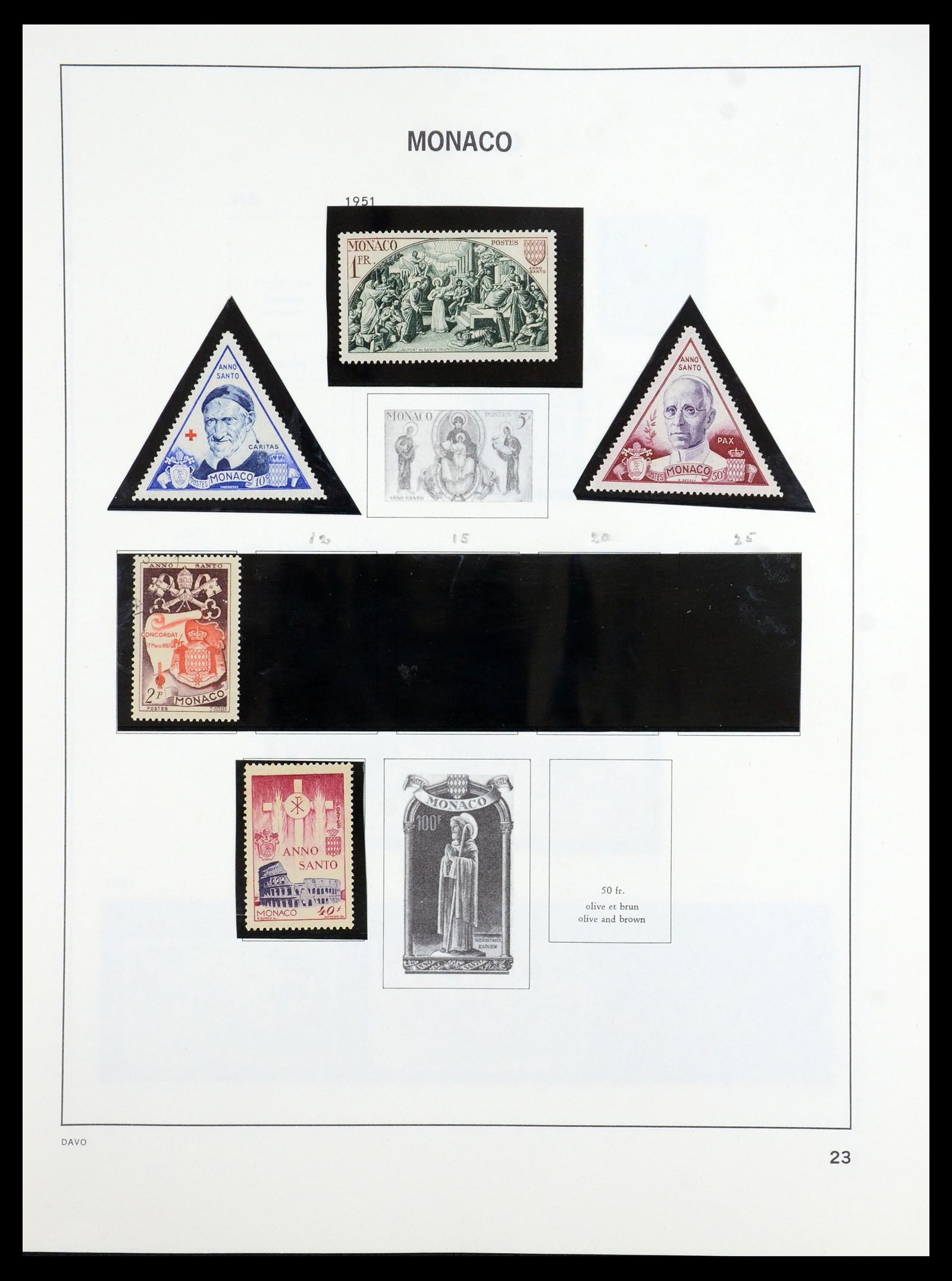 36389 023 - Postzegelverzameling 36389 Monaco 1885-2005.