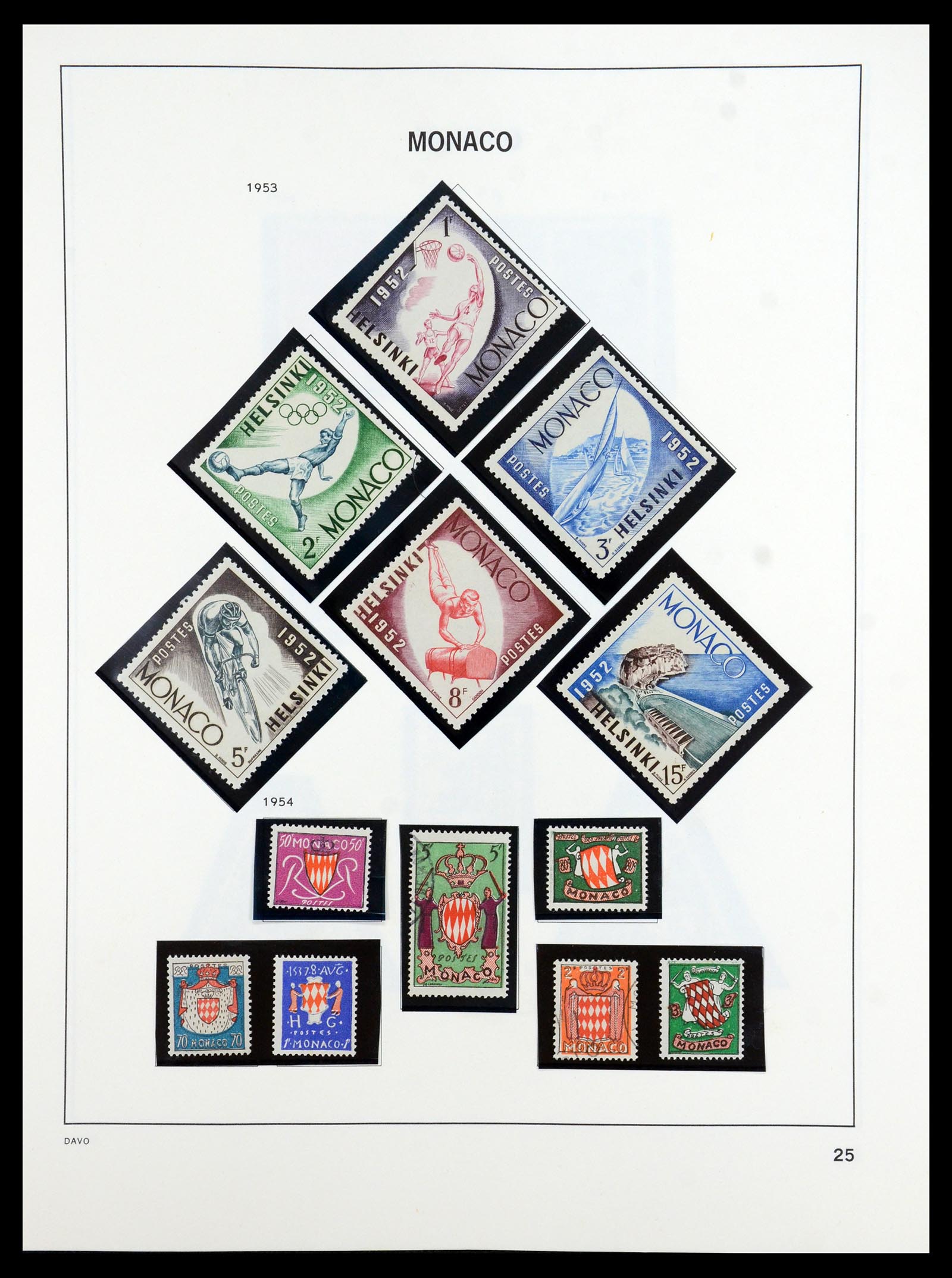 36389 025 - Postzegelverzameling 36389 Monaco 1885-2005.