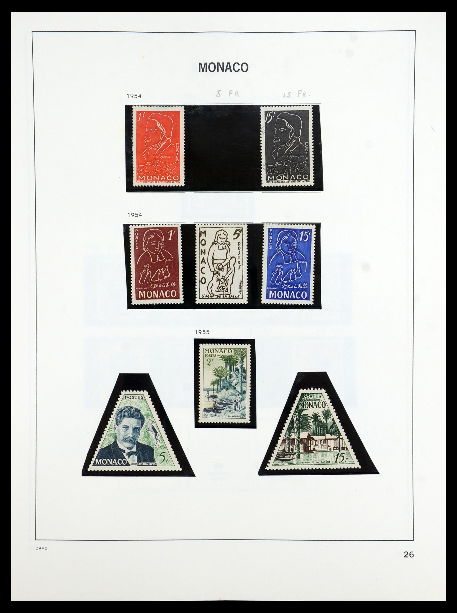 36389 026 - Postzegelverzameling 36389 Monaco 1885-2005.