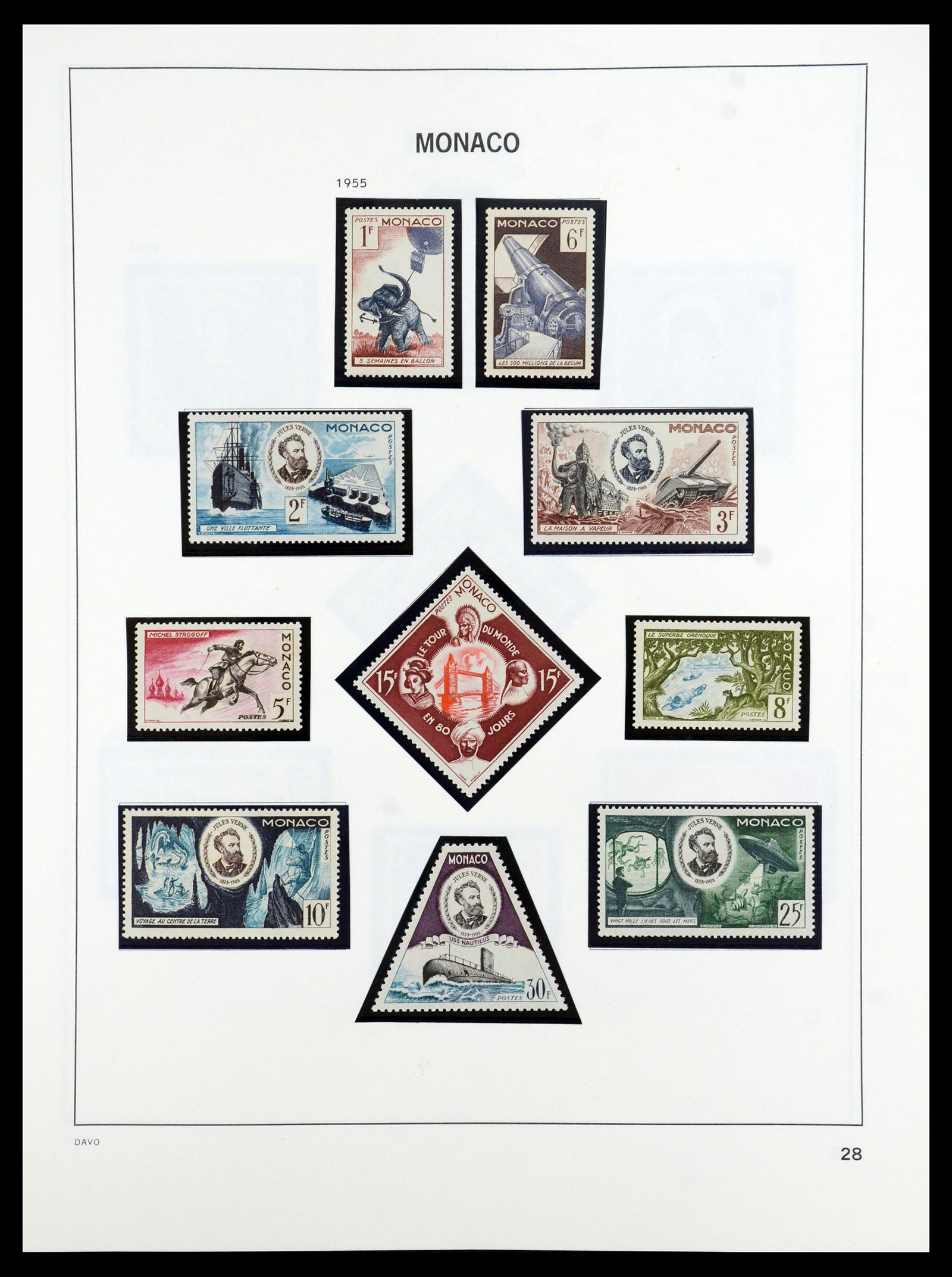 36389 028 - Postzegelverzameling 36389 Monaco 1885-2005.