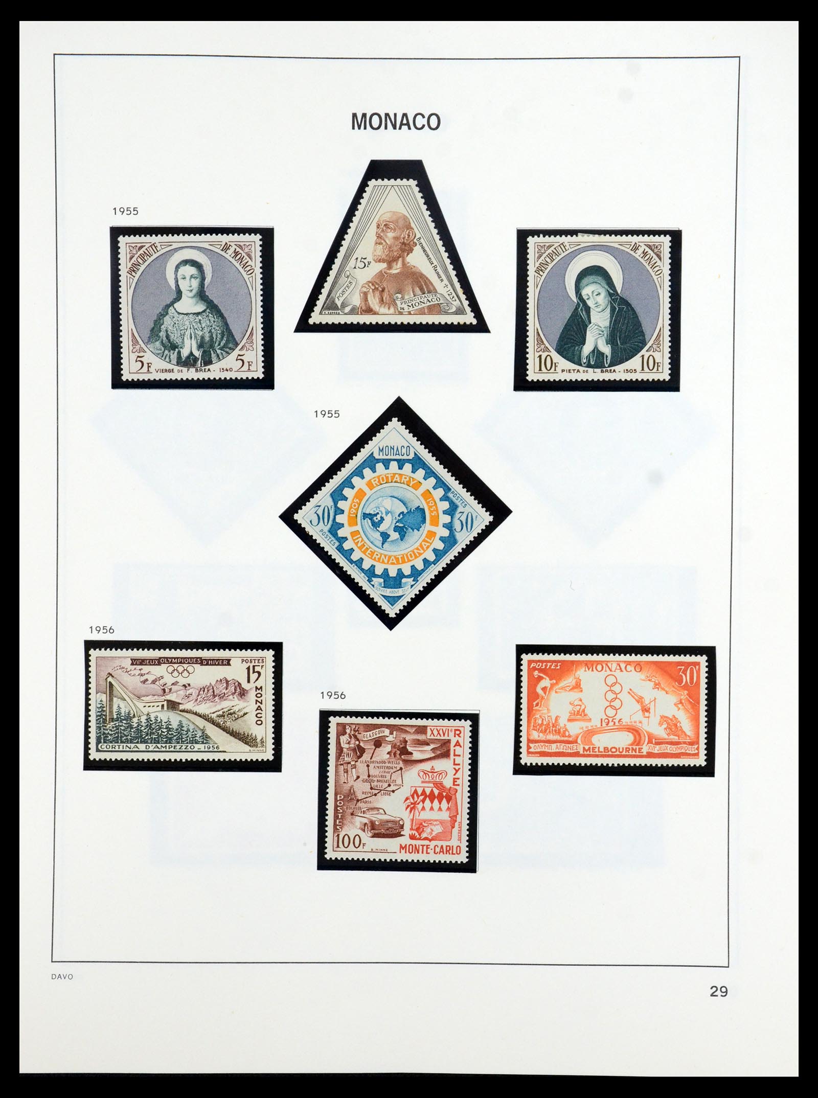 36389 029 - Postzegelverzameling 36389 Monaco 1885-2005.