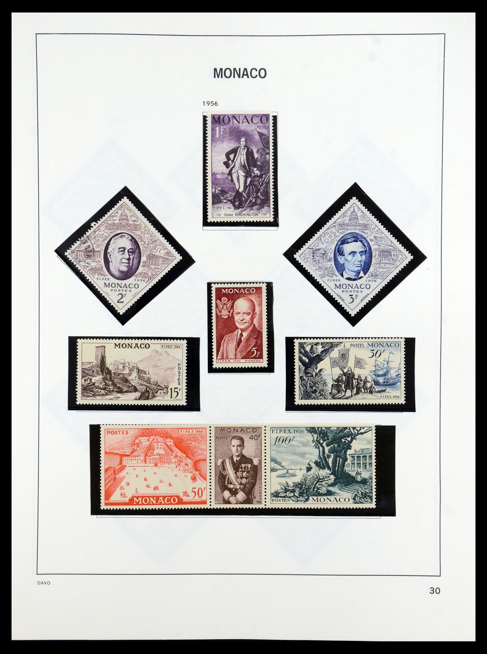 36389 030 - Postzegelverzameling 36389 Monaco 1885-2005.