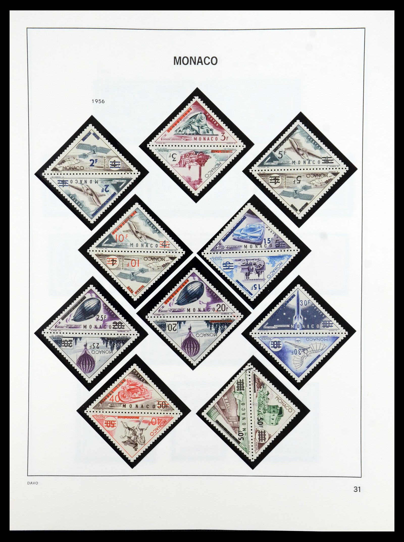 36389 031 - Postzegelverzameling 36389 Monaco 1885-2005.
