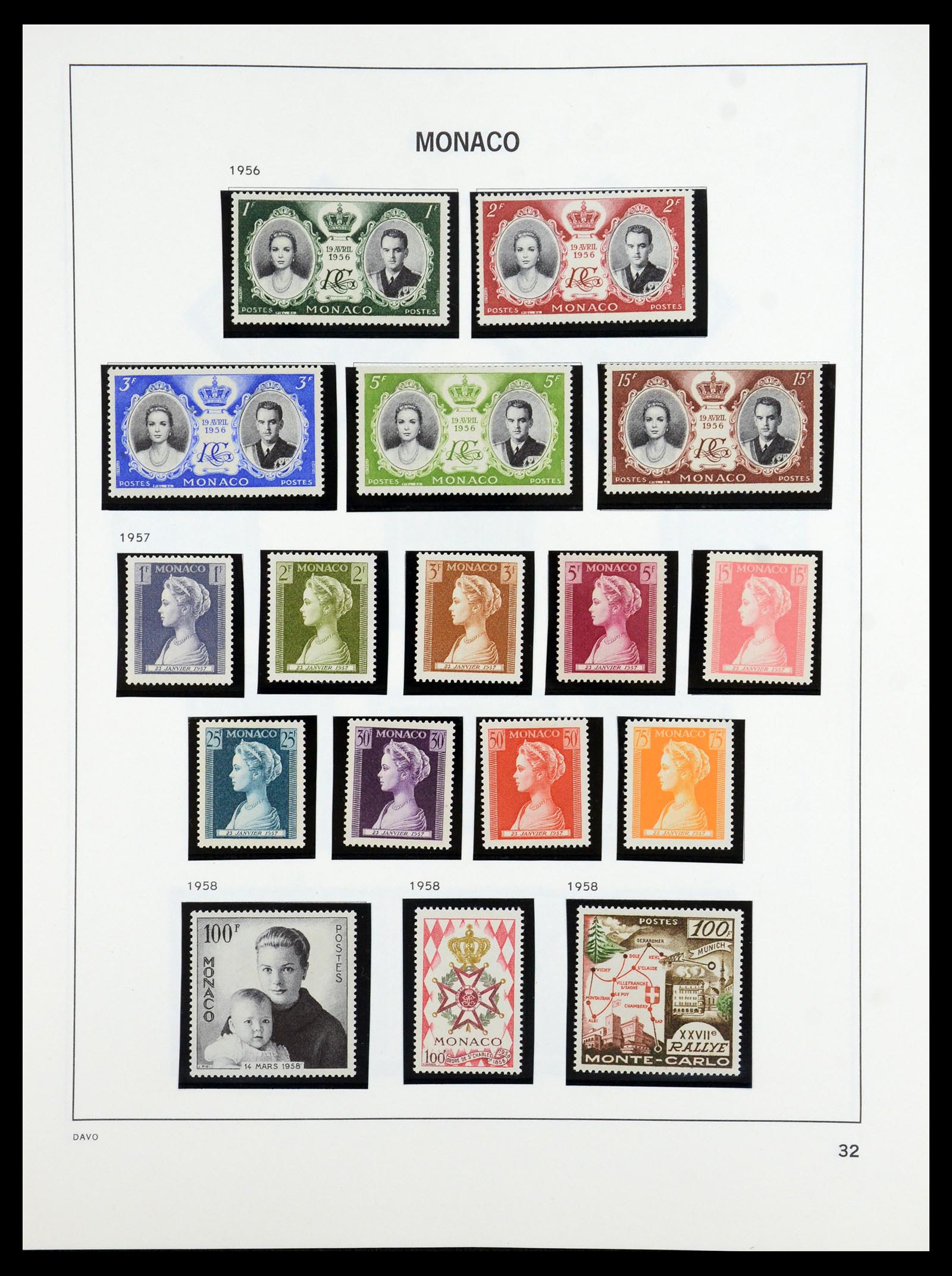 36389 032 - Postzegelverzameling 36389 Monaco 1885-2005.