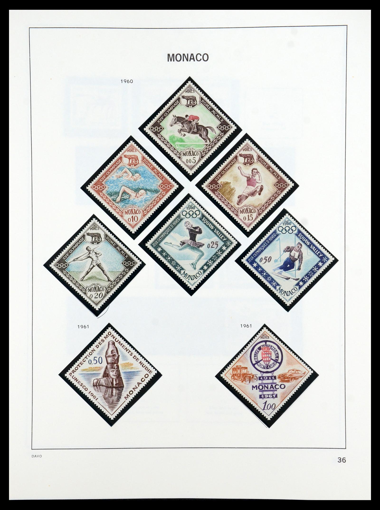 36389 037 - Postzegelverzameling 36389 Monaco 1885-2005.
