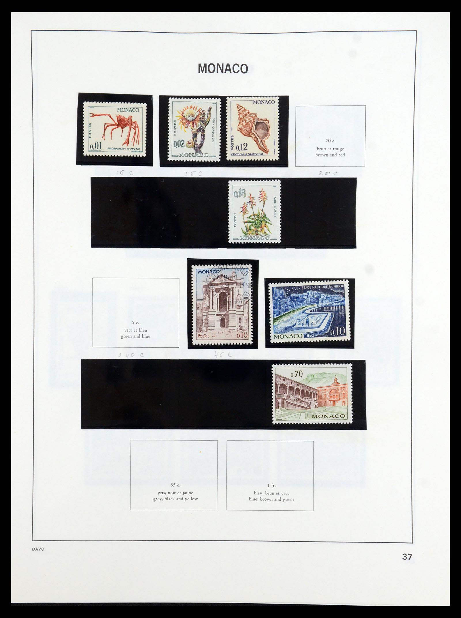 36389 038 - Postzegelverzameling 36389 Monaco 1885-2005.