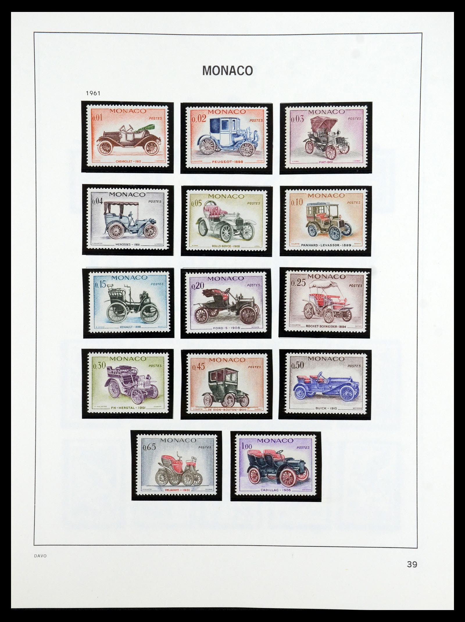 36389 040 - Postzegelverzameling 36389 Monaco 1885-2005.