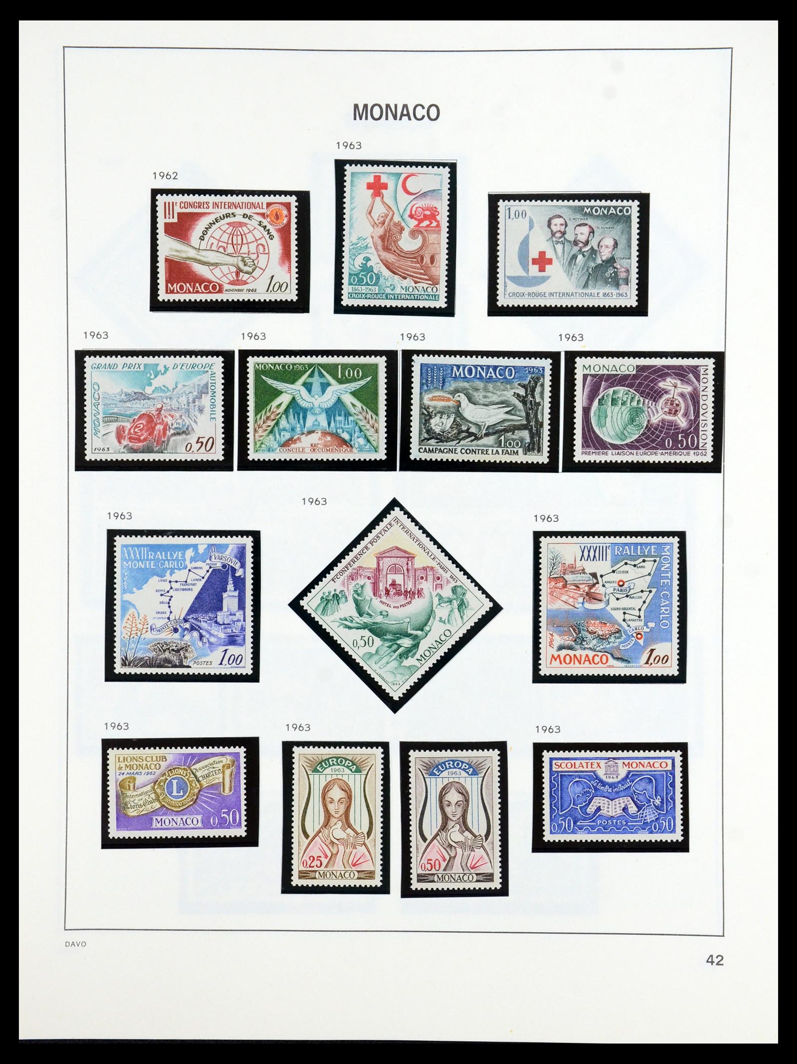 36389 043 - Postzegelverzameling 36389 Monaco 1885-2005.