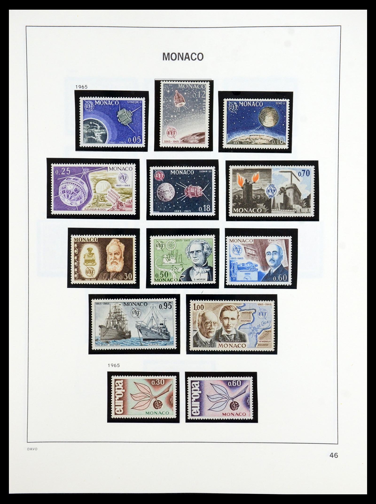 36389 047 - Postzegelverzameling 36389 Monaco 1885-2005.