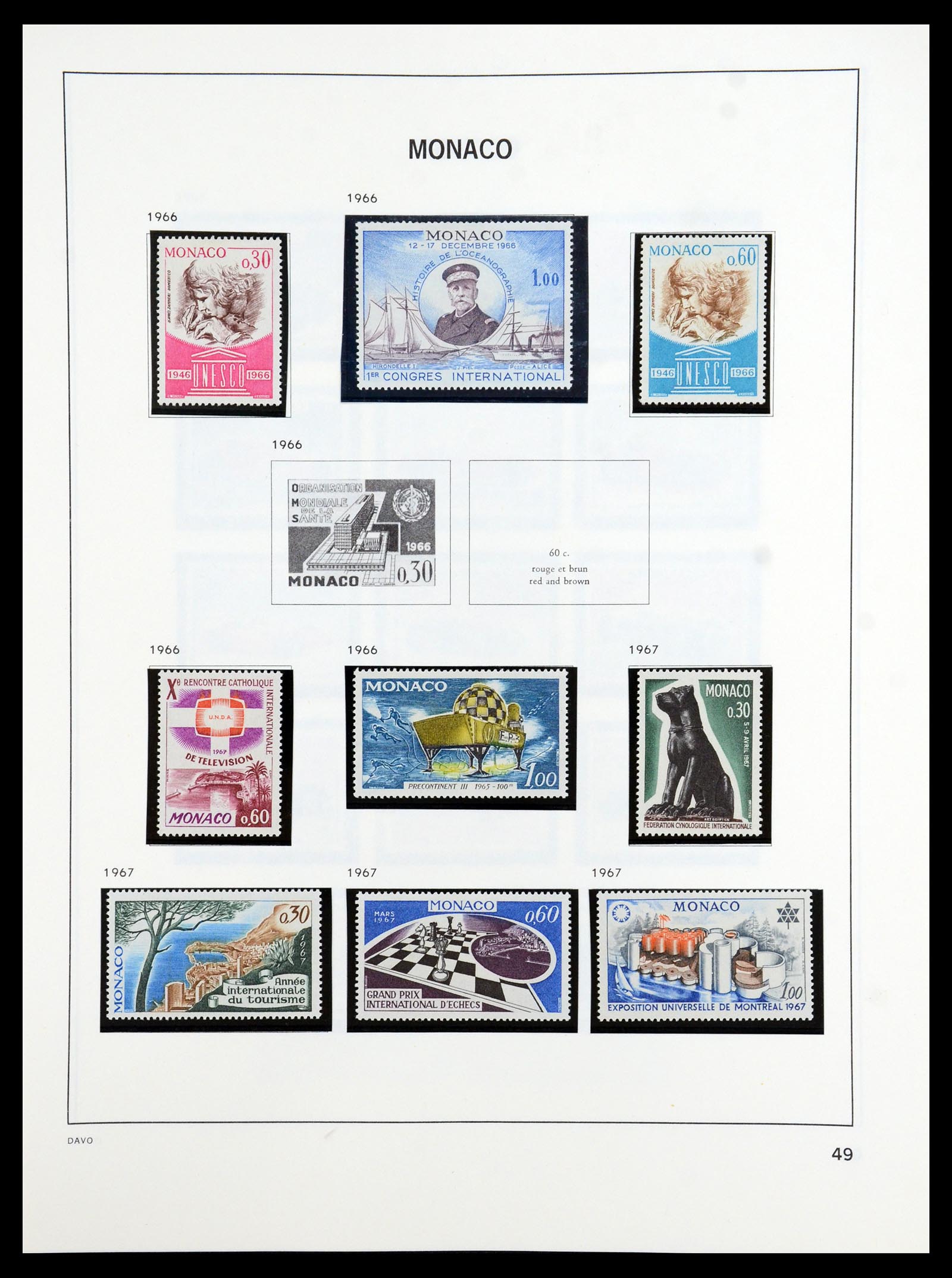 36389 050 - Postzegelverzameling 36389 Monaco 1885-2005.