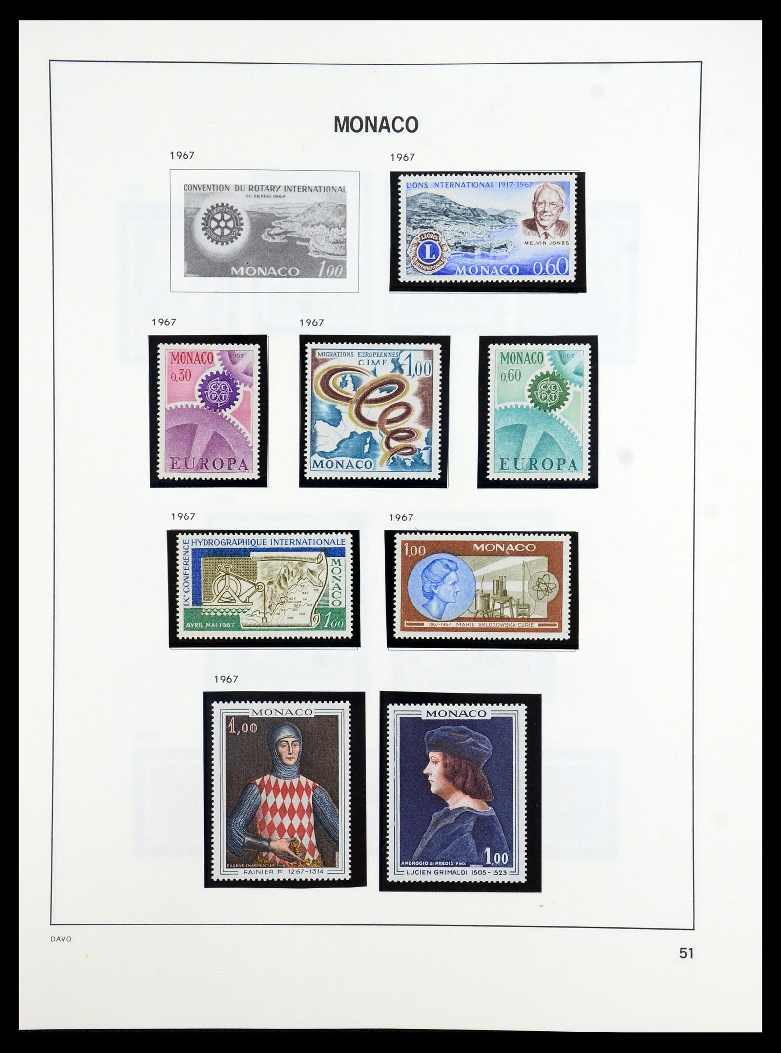 36389 052 - Postzegelverzameling 36389 Monaco 1885-2005.