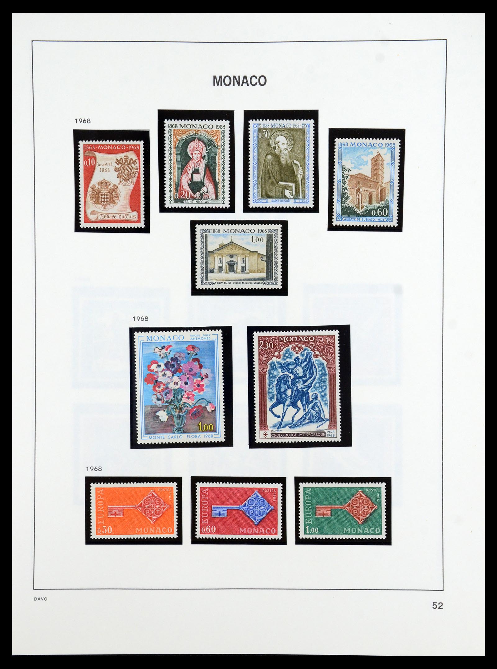 36389 053 - Postzegelverzameling 36389 Monaco 1885-2005.