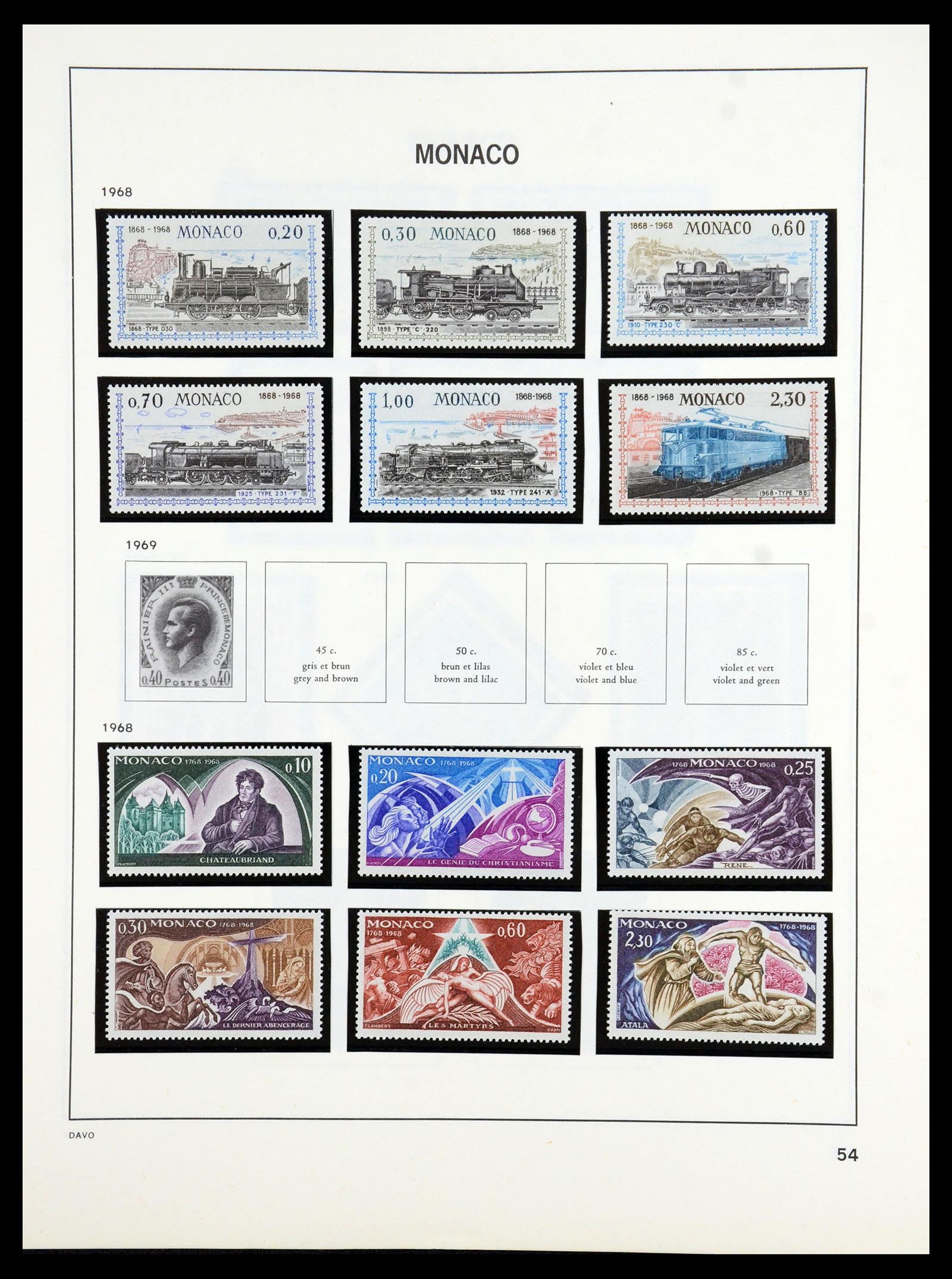 36389 055 - Postzegelverzameling 36389 Monaco 1885-2005.
