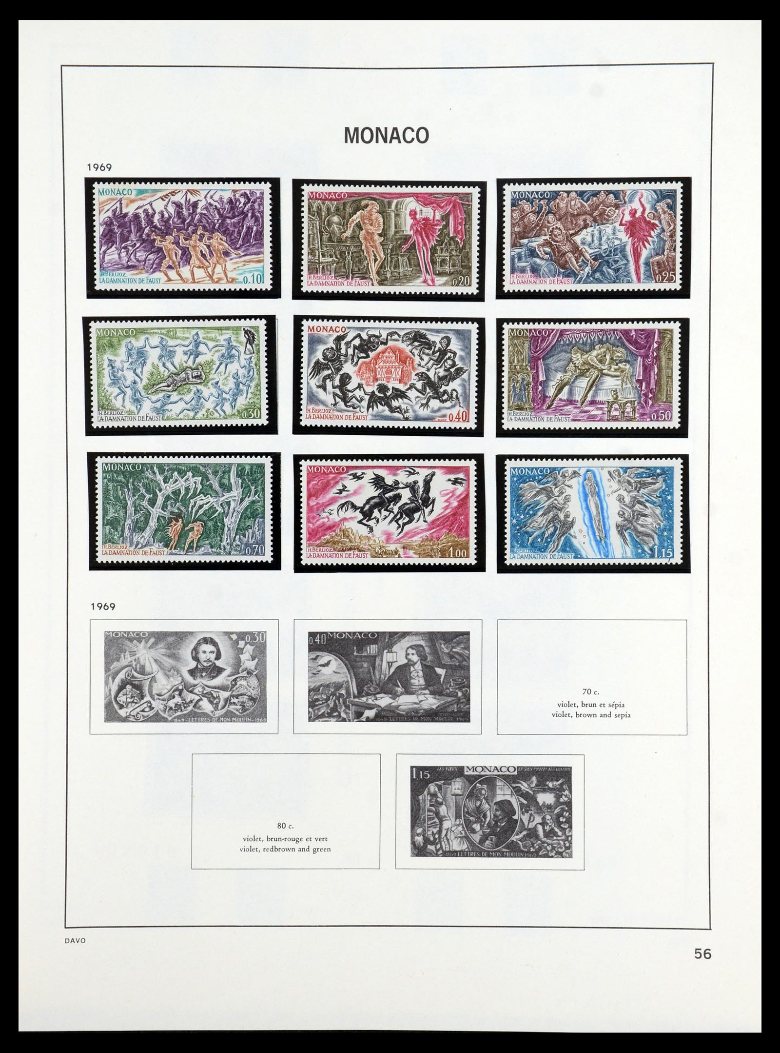 36389 057 - Postzegelverzameling 36389 Monaco 1885-2005.